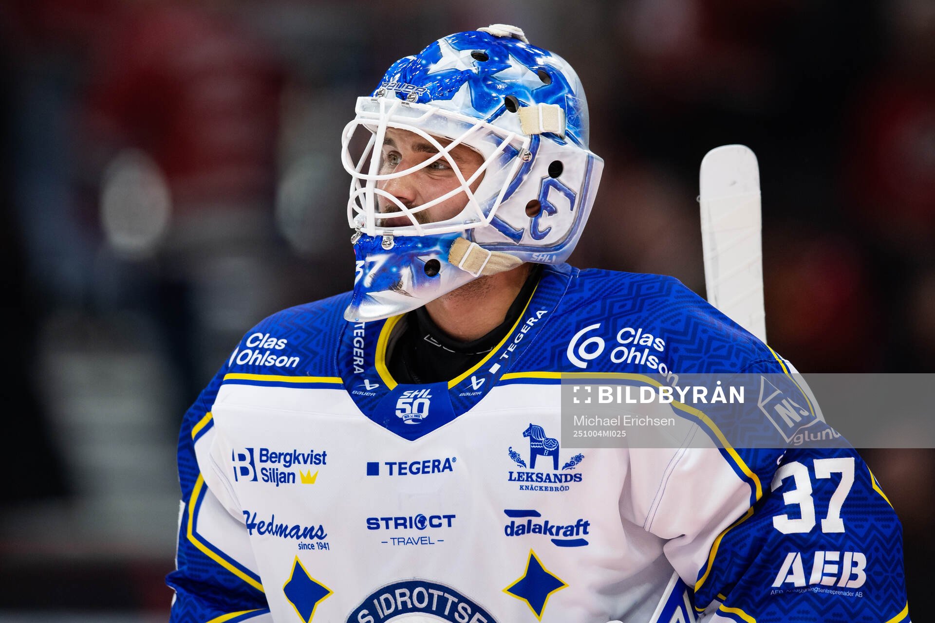 Leksands målvakt Jakob Hellsten