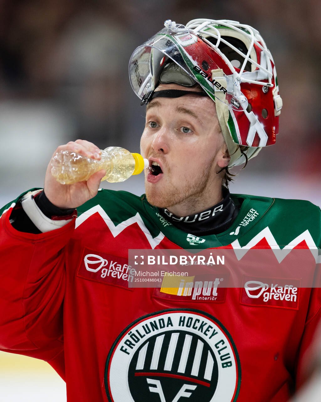 Frölundas målvakt Tobias Normann