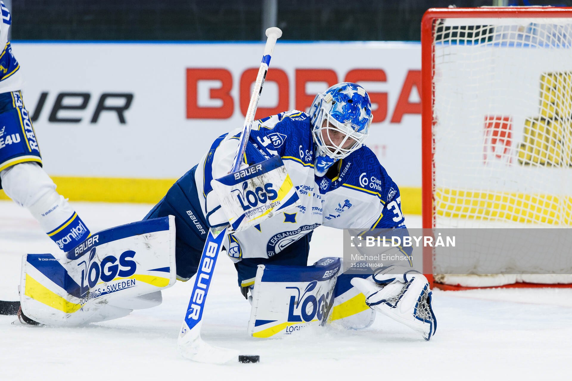 Leksands målvakt Jakob Hellsten