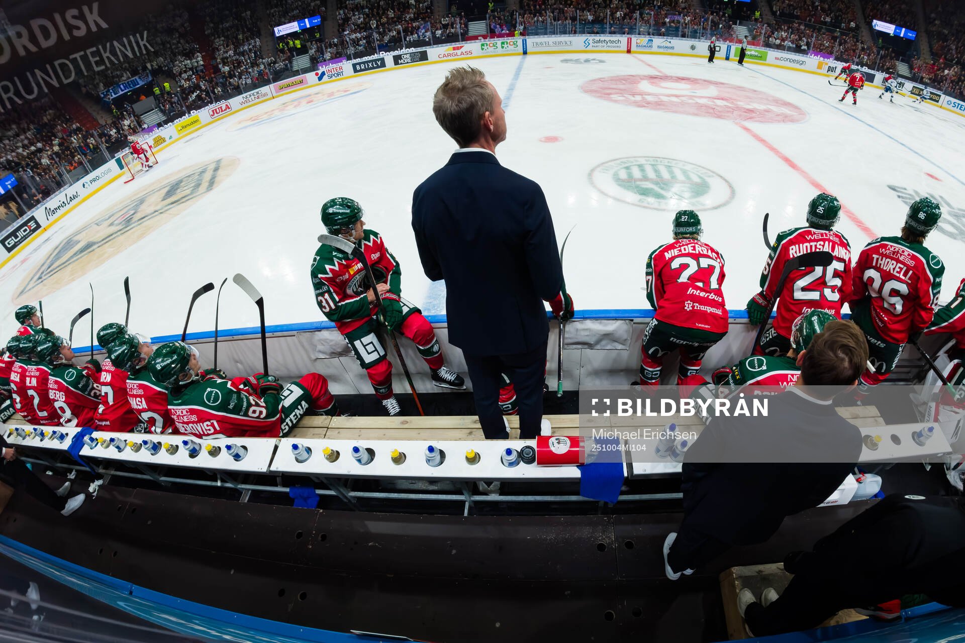 Frölundas tränare Robert Ohlsson