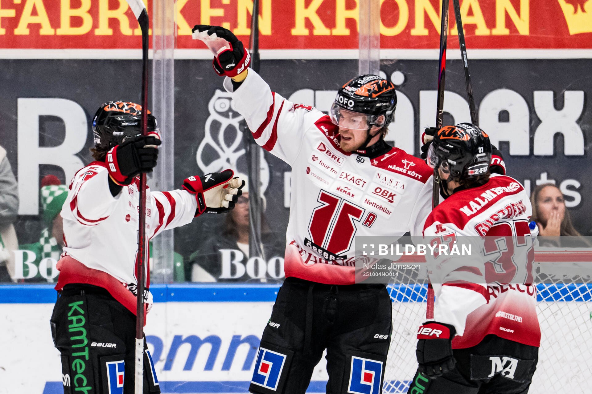 Örebros Christopher Mastomäki jublar
