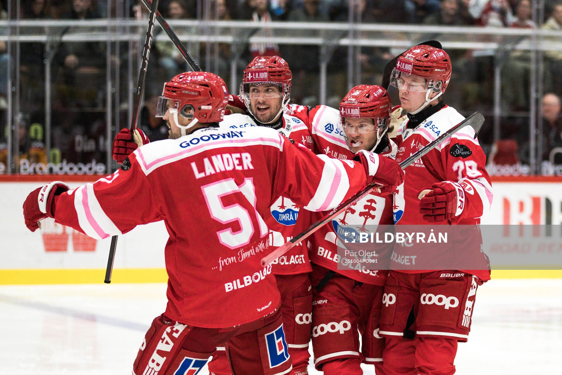 Timrås David Lilja jublar
