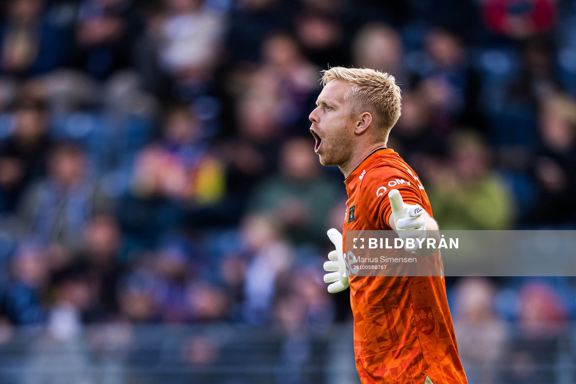 Goalkeeper Arild Østbø of Viking