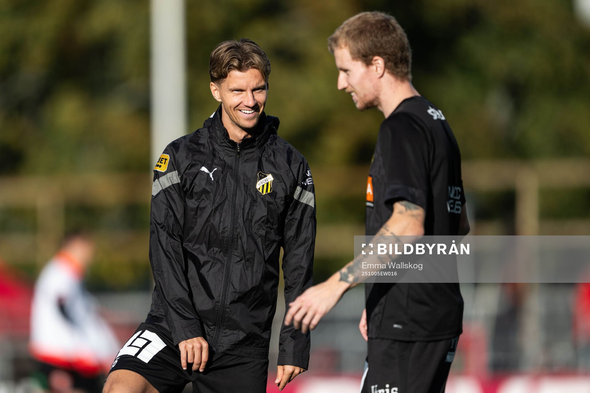 Häckens Samuel Leach Holm och Simon Gustafson