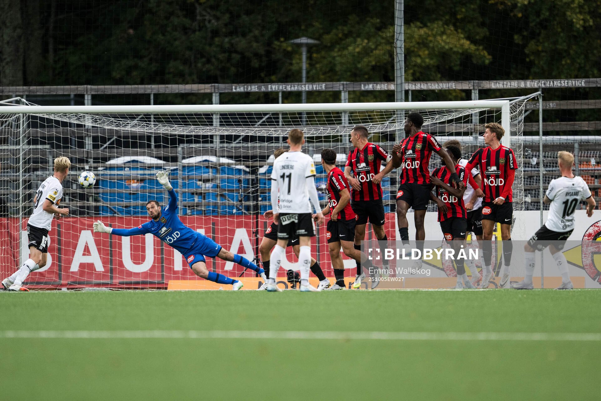 Häckens Mikkel Rygaard Jensen gör 1-1 bakom