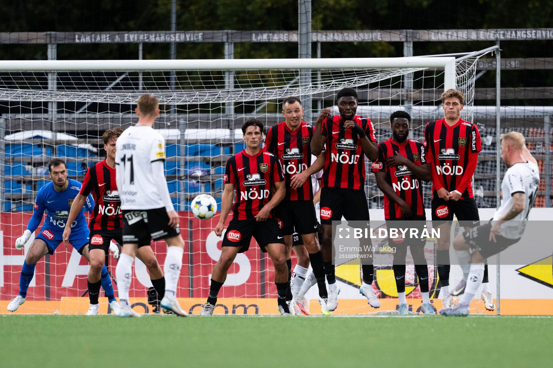 Häckens Mikkel Rygaard Jensen gör 1-1 bakom