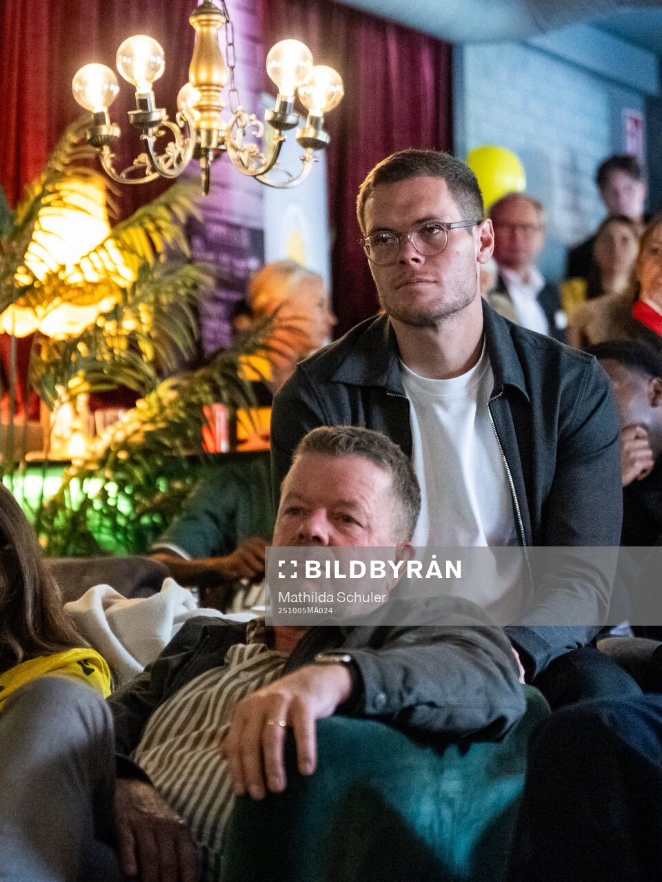 Mjällbys Jacob Bergström och tränare Anders Torstensson