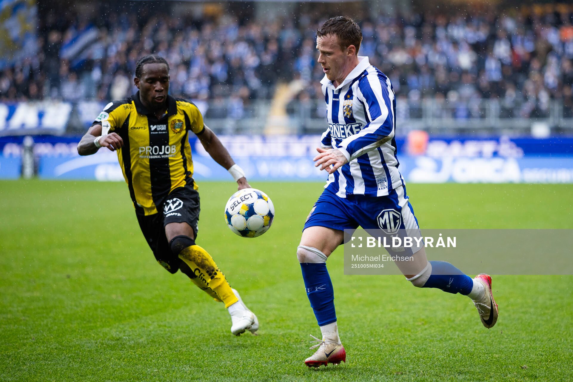 Hammarbys Okeke Obilor Denzel och IFK Göteborgs Tobias