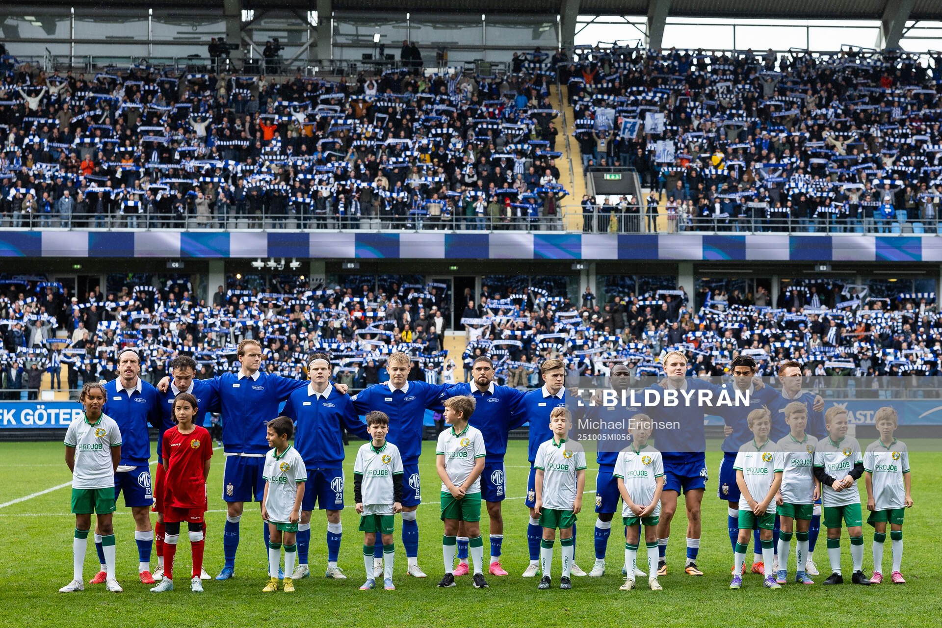 IFK Göteborgs spelare på på line up