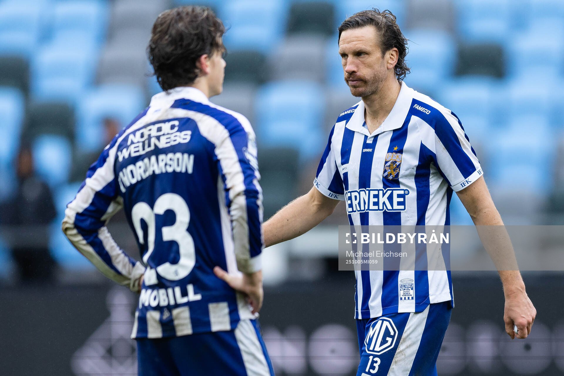 IFK Göteborgs Kolbeinn Thordarson och Gustav Svensson