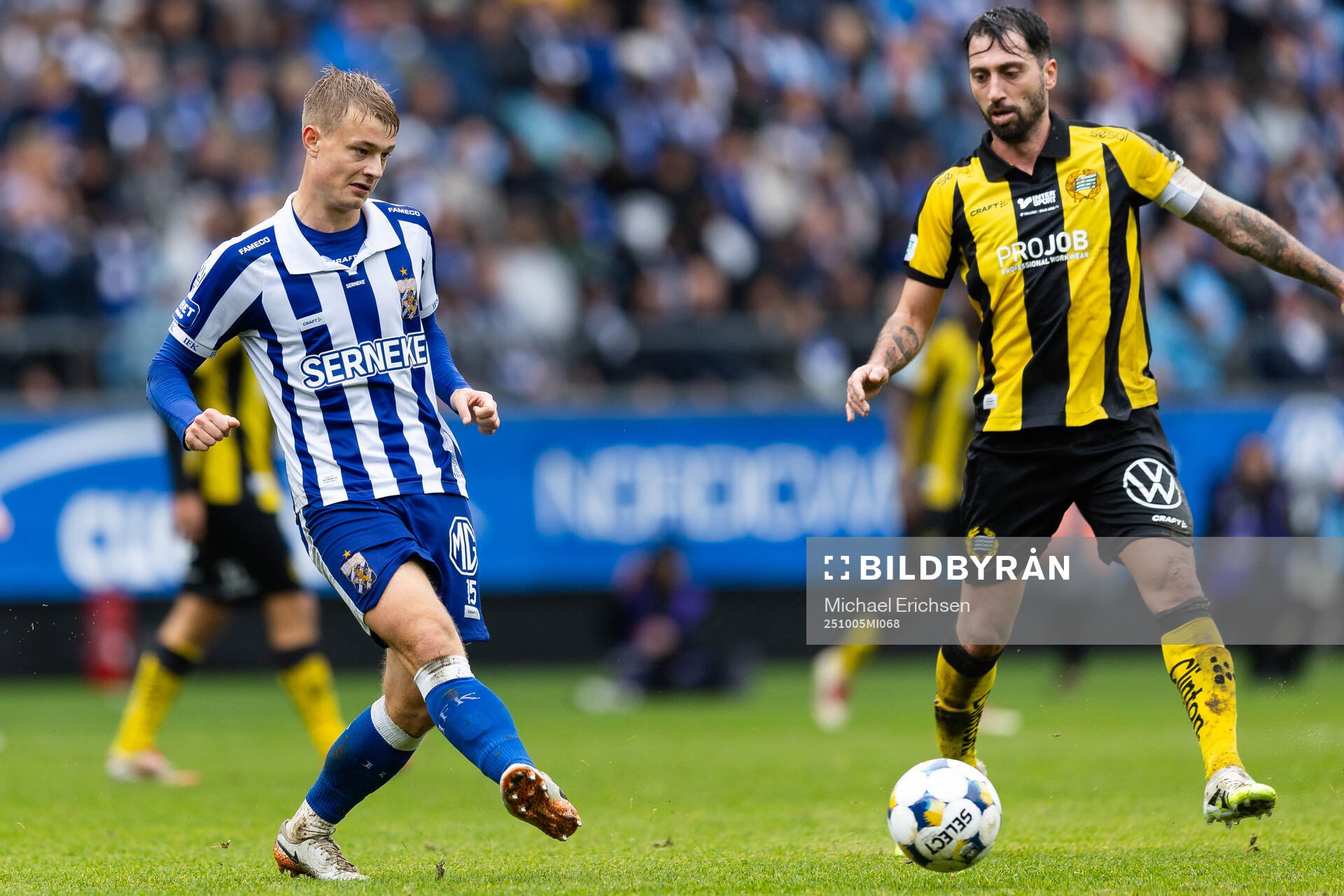 IFK Göteborgs David Kruse och Hammarbys Nahir Besara