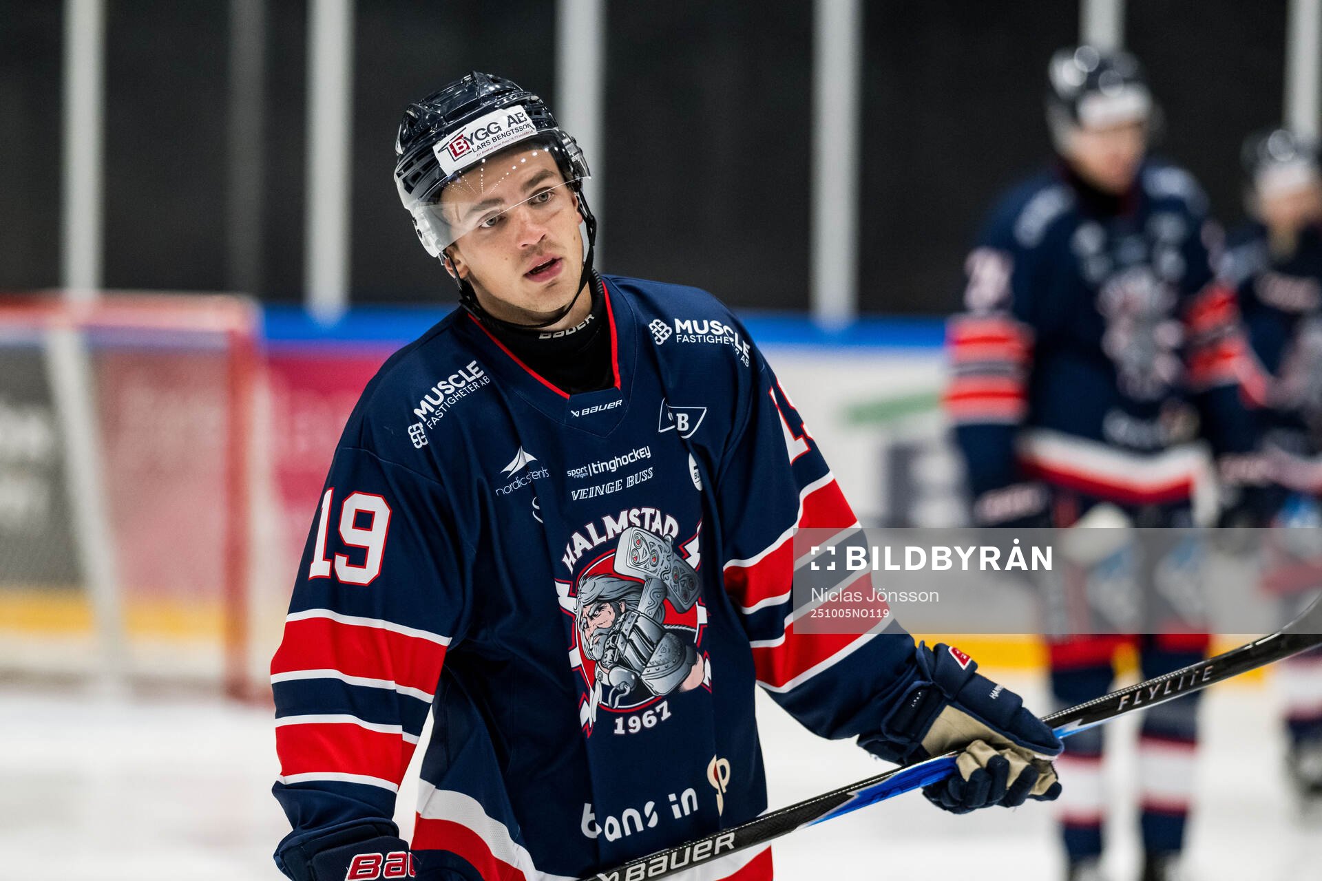 Halmstads Albin Blomberg deppar