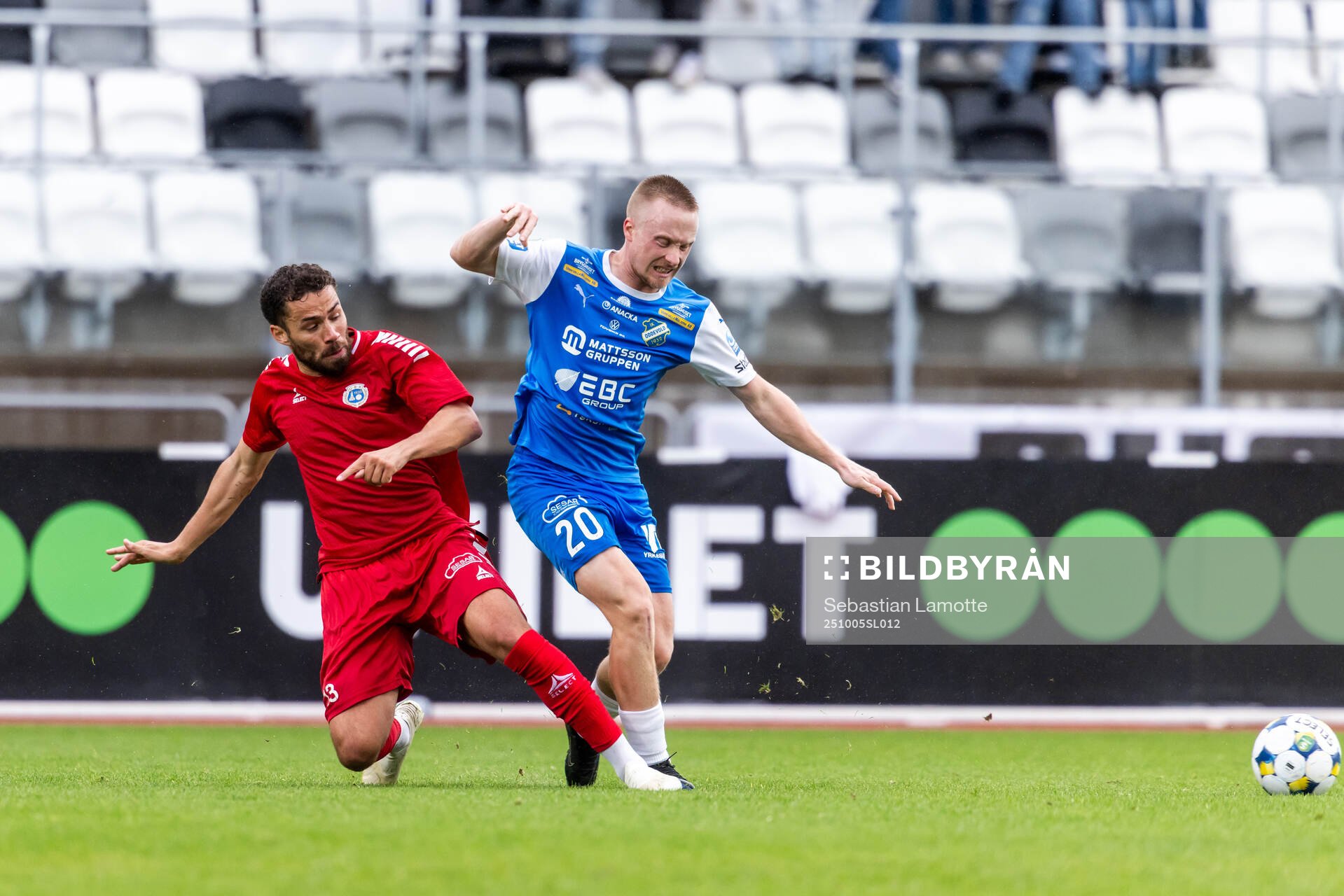 Utsiktens Malkolm Moenza och Oddevolds Adam Engelbrektsson