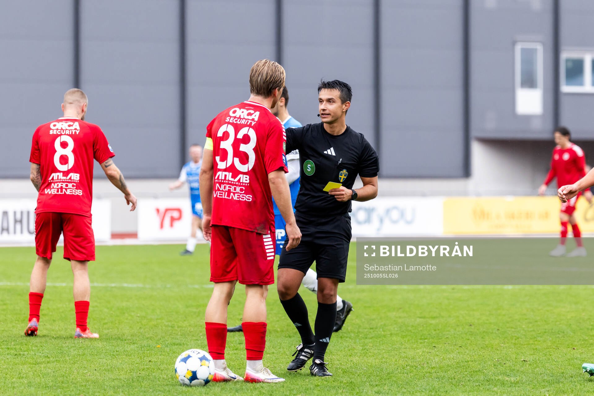 Domare Dino Demo och Utsiktens Sebastian Lagerlund