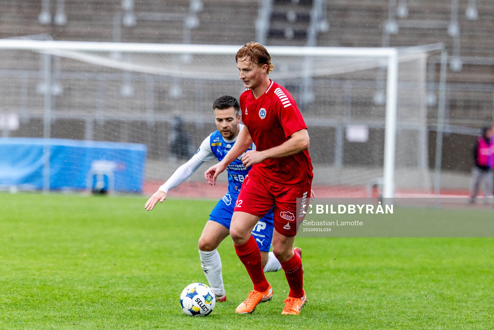 Utsiktens Wiggo Hjort och Oddevolds Oscar Iglicar Berntsson