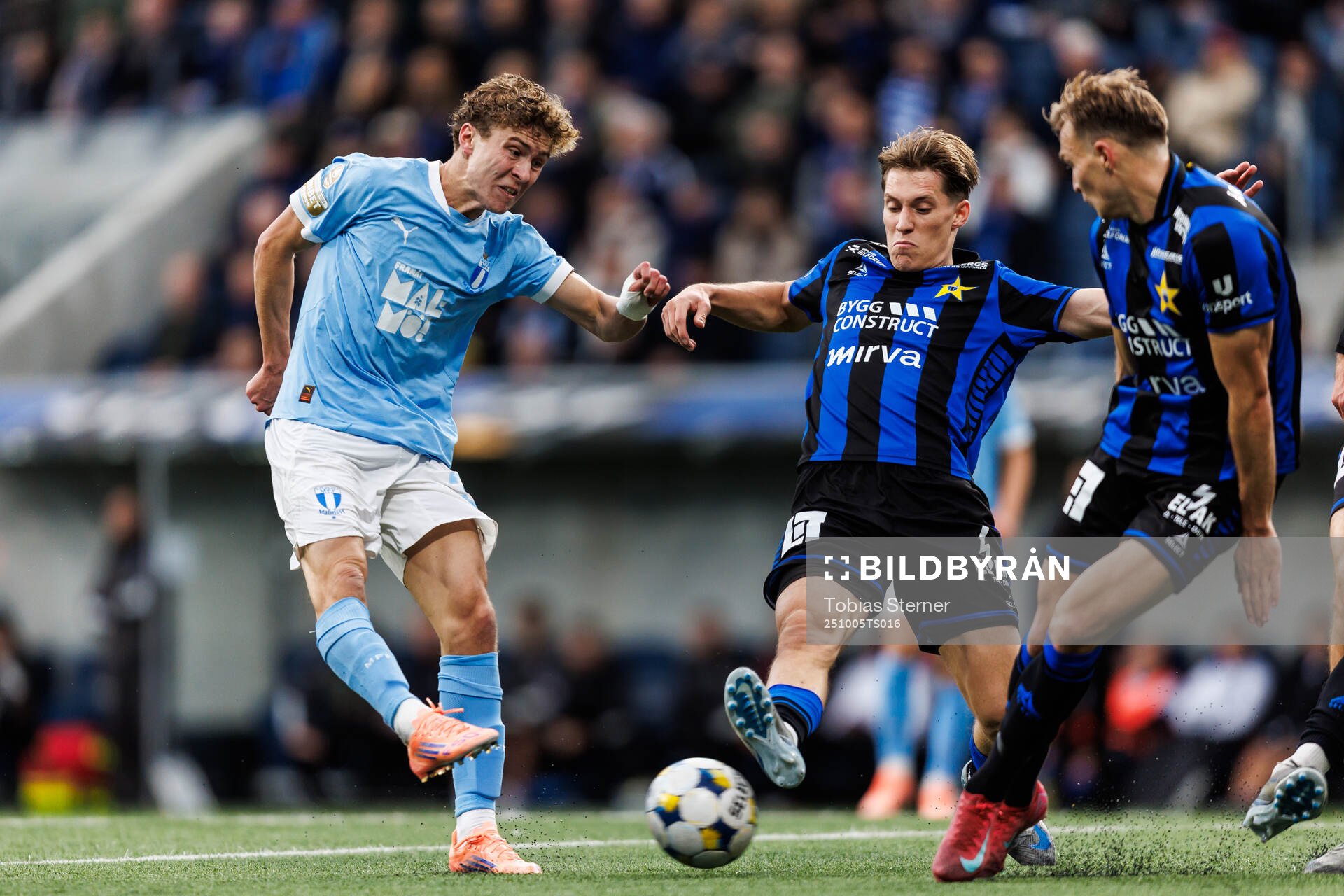 Malmö FFs Hugo Bolin och Sirius Marcus Lindberg