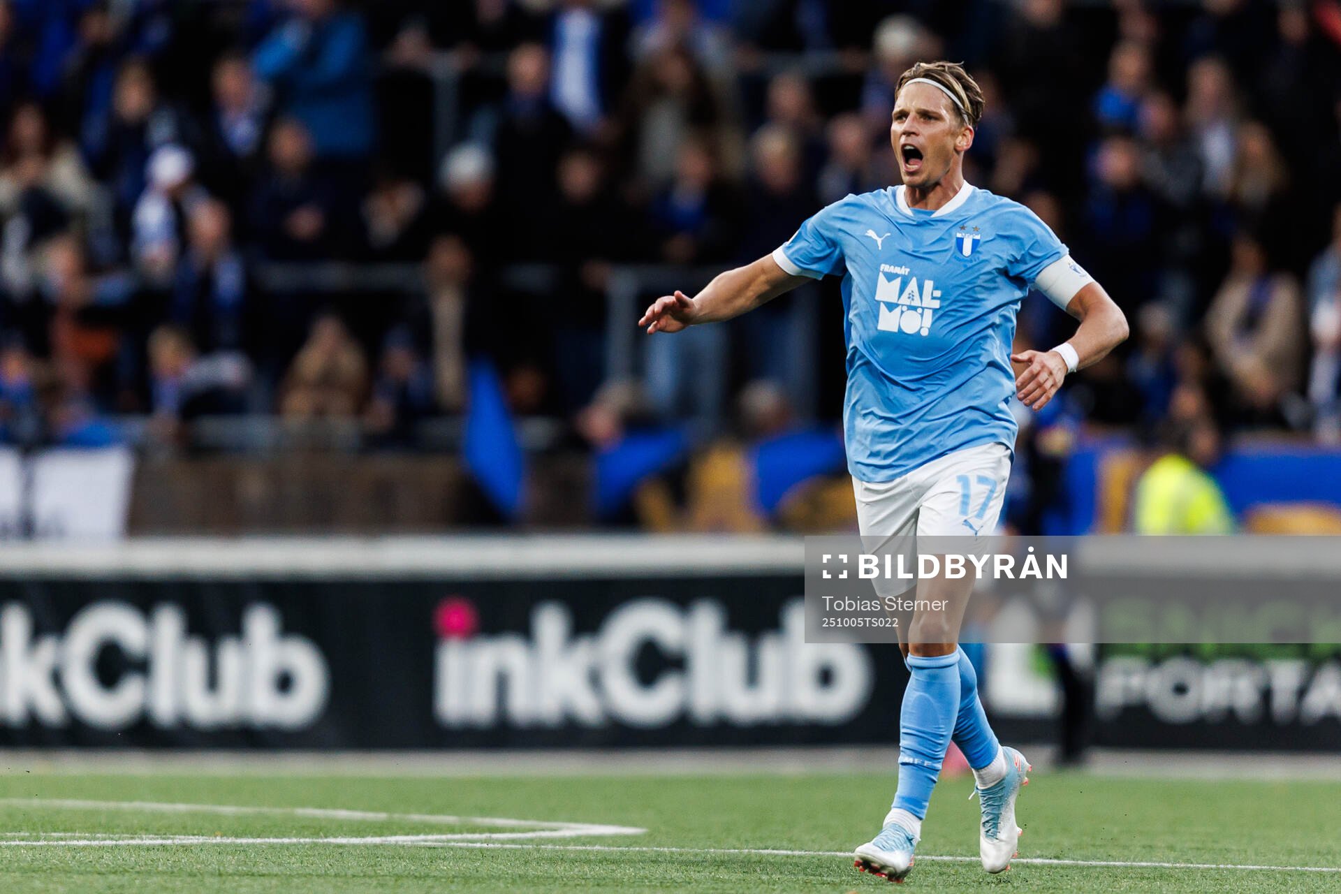 Malmö FFs Jens Stryger Larsen jublar