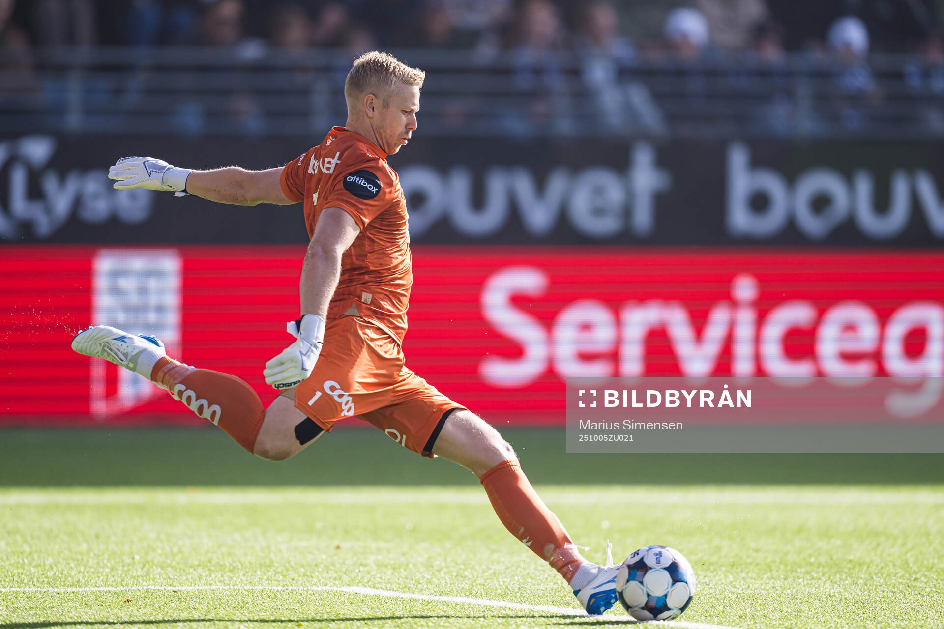 Goalkeeper Arild Østbø of Viking