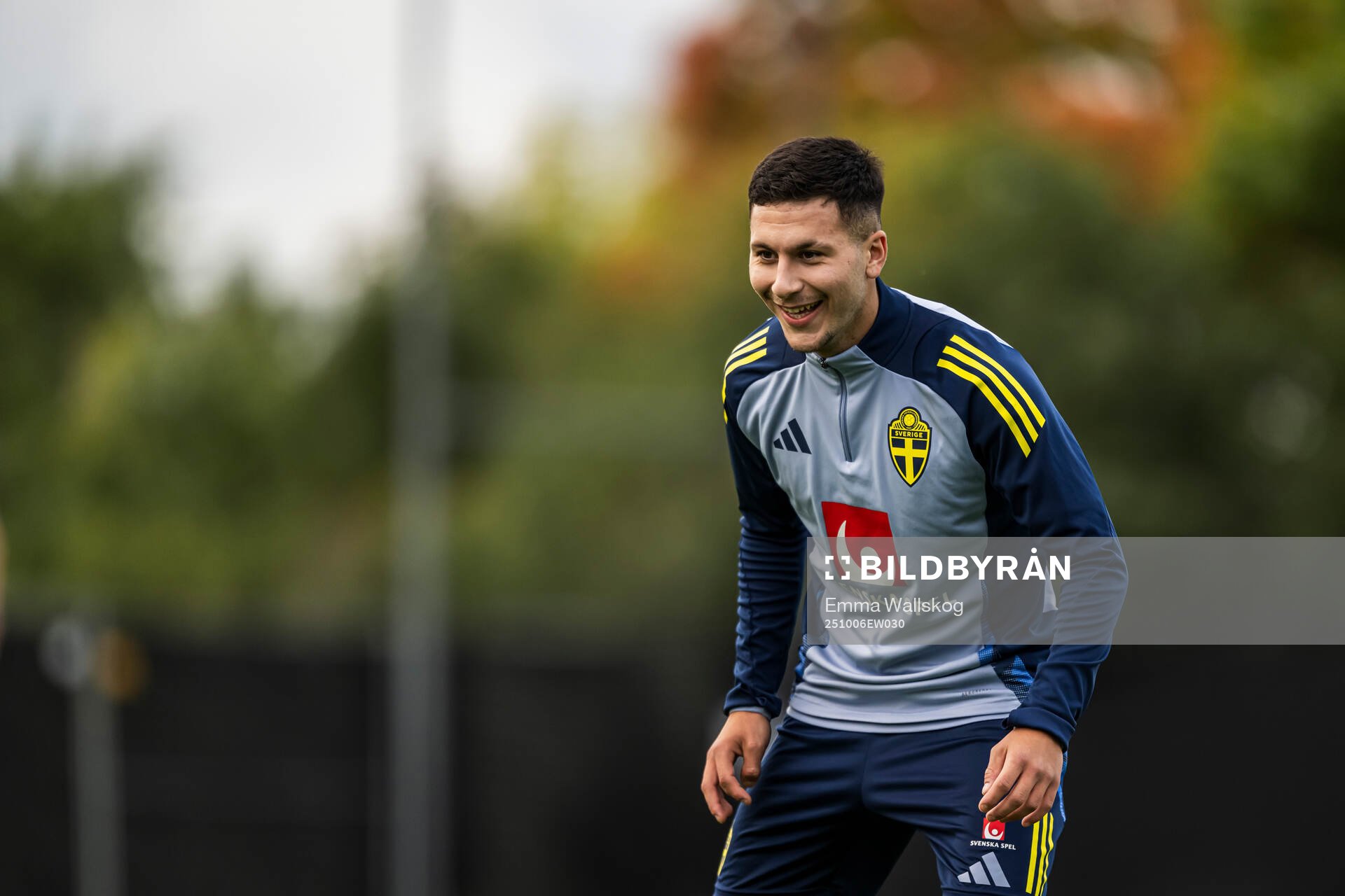 Roony Bardghji of the Swedish national football team