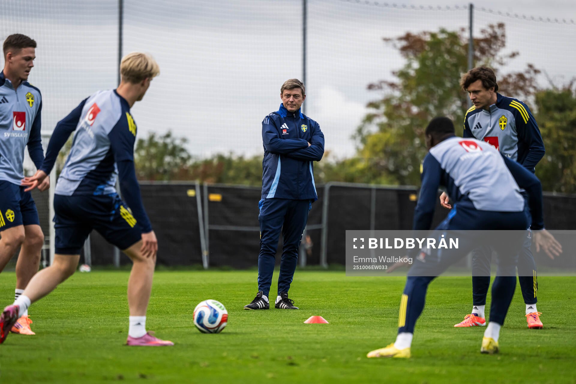 Head coach Jon Dahl Tomasson of the Swedish national