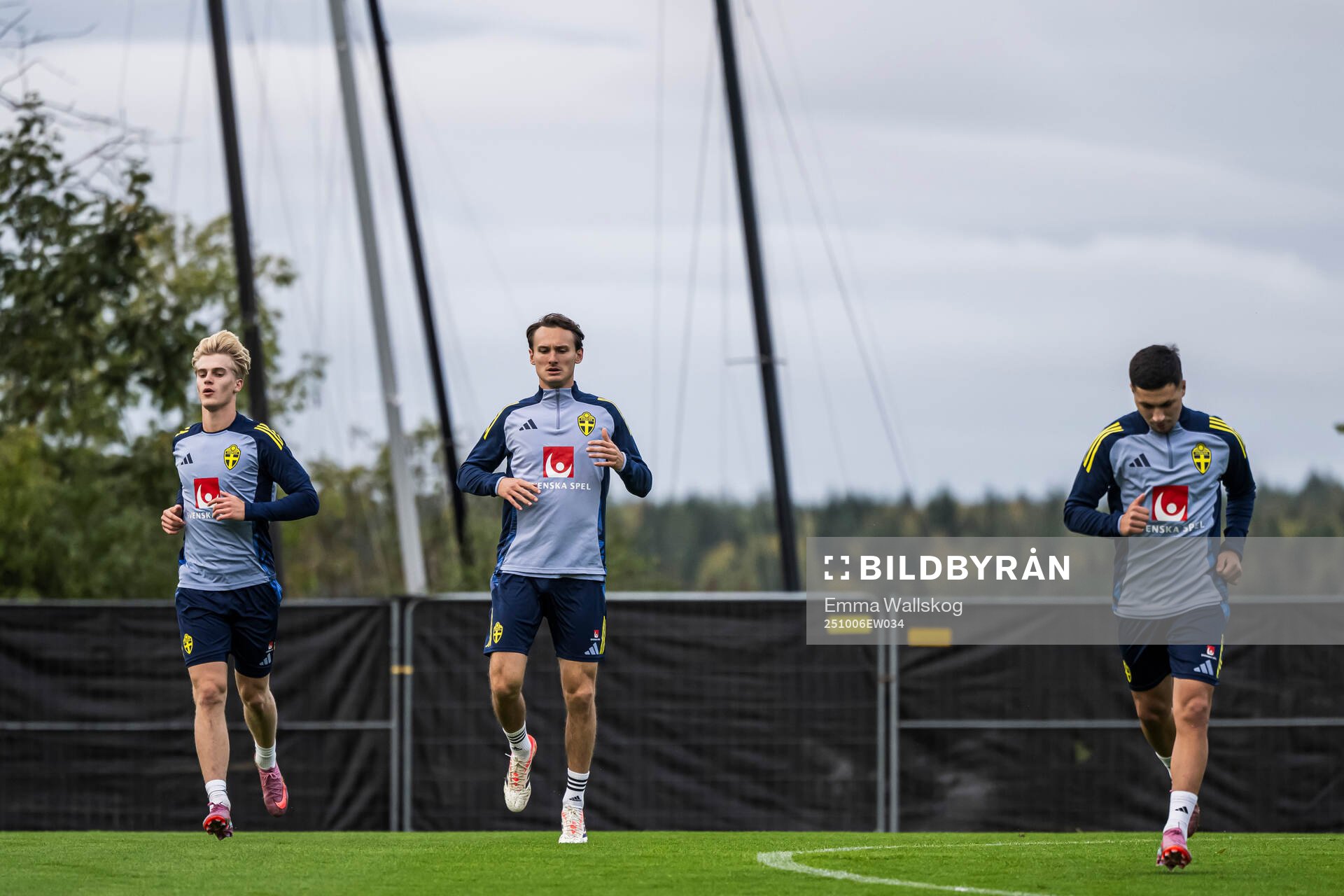 Lucas Bergvall, Hjalmar Ekdal and Roony Bardghji of the