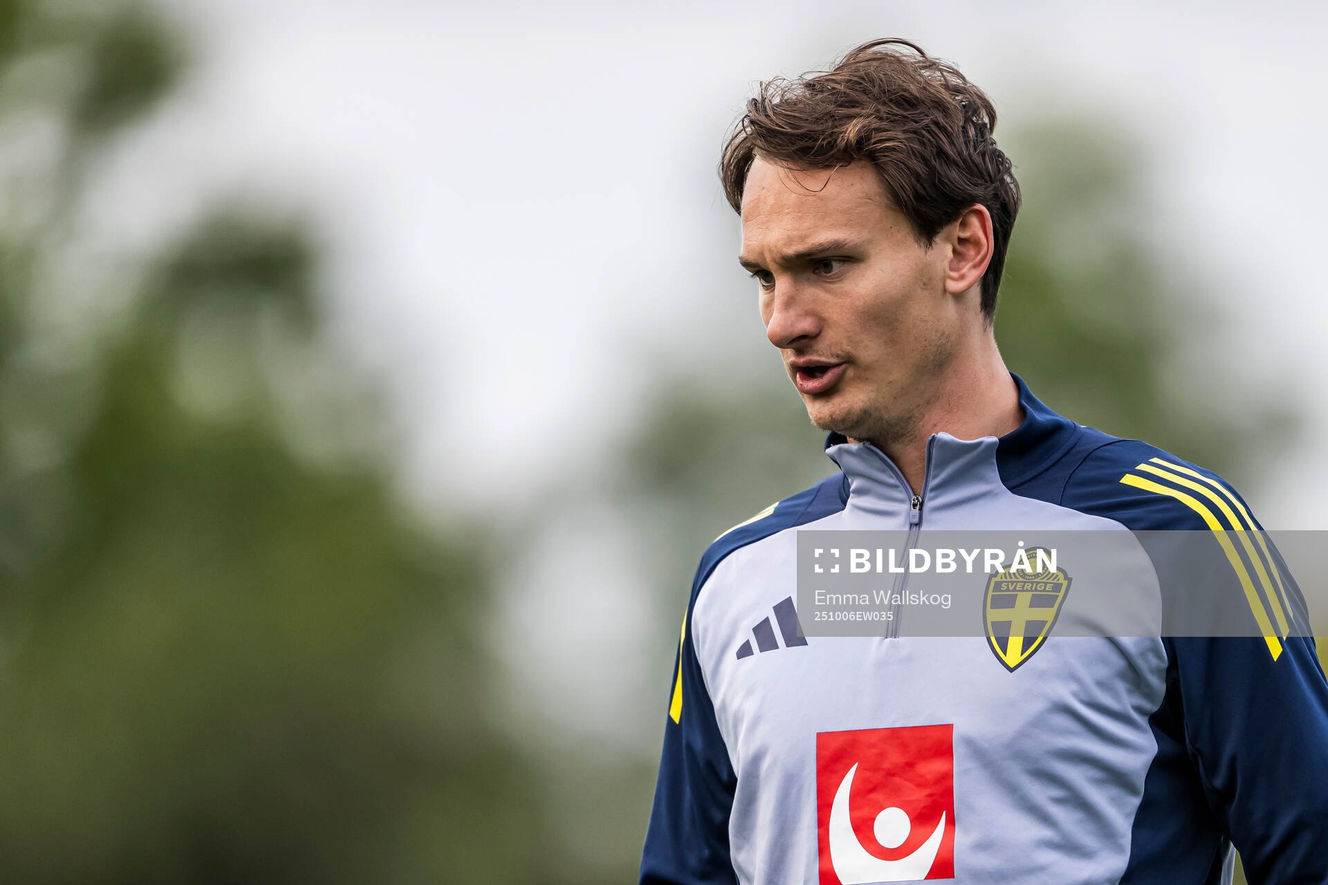 Hjalmar Ekdal of the Swedish national football team