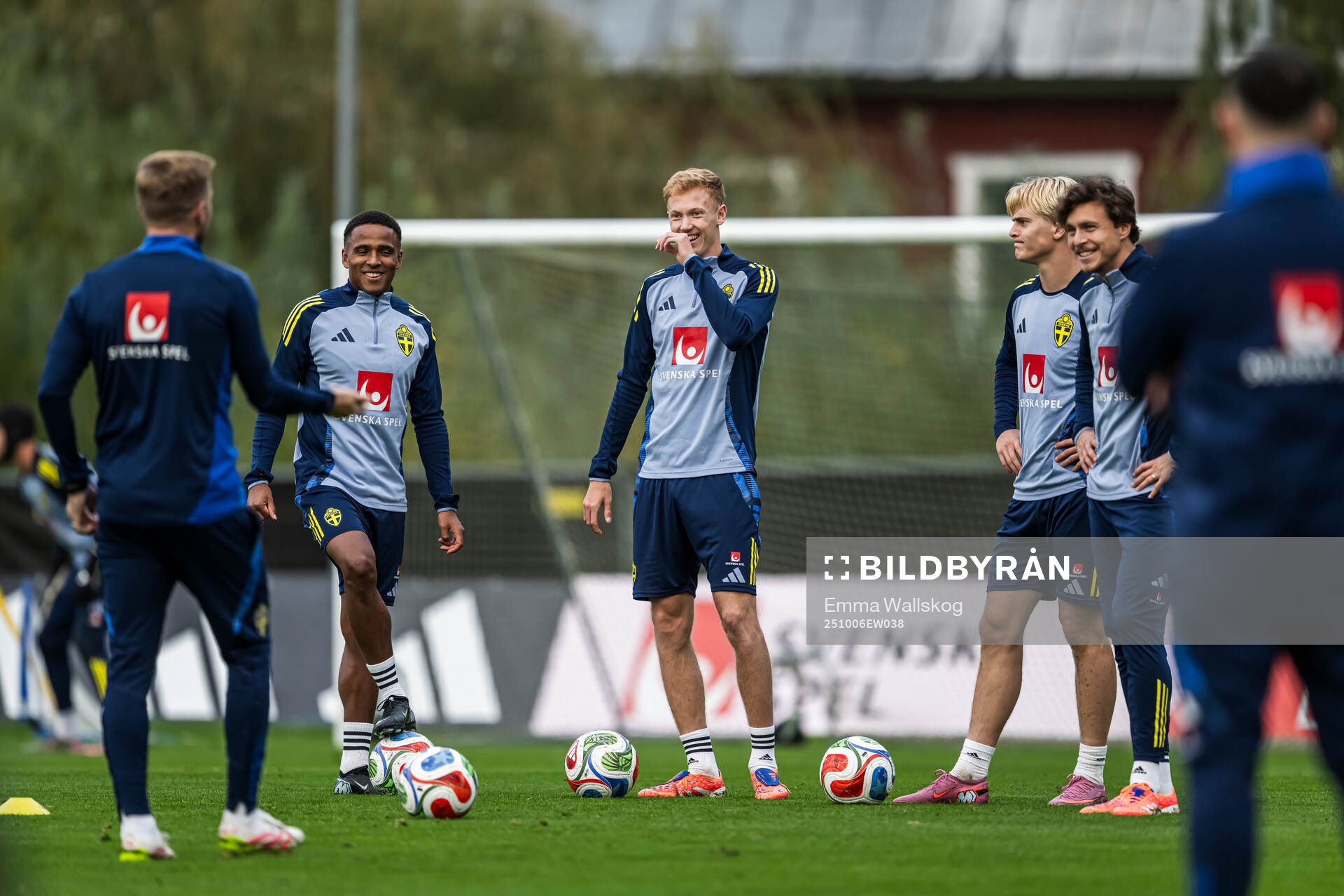 Niclas Eliasson, Hugo Larsson, Lucas Bergvall and Victor