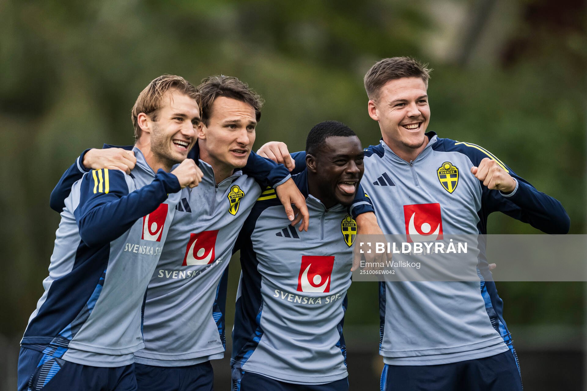Benjamin Nygren, Hjalmar Ekdal, Ken Sema and Emil Holm of