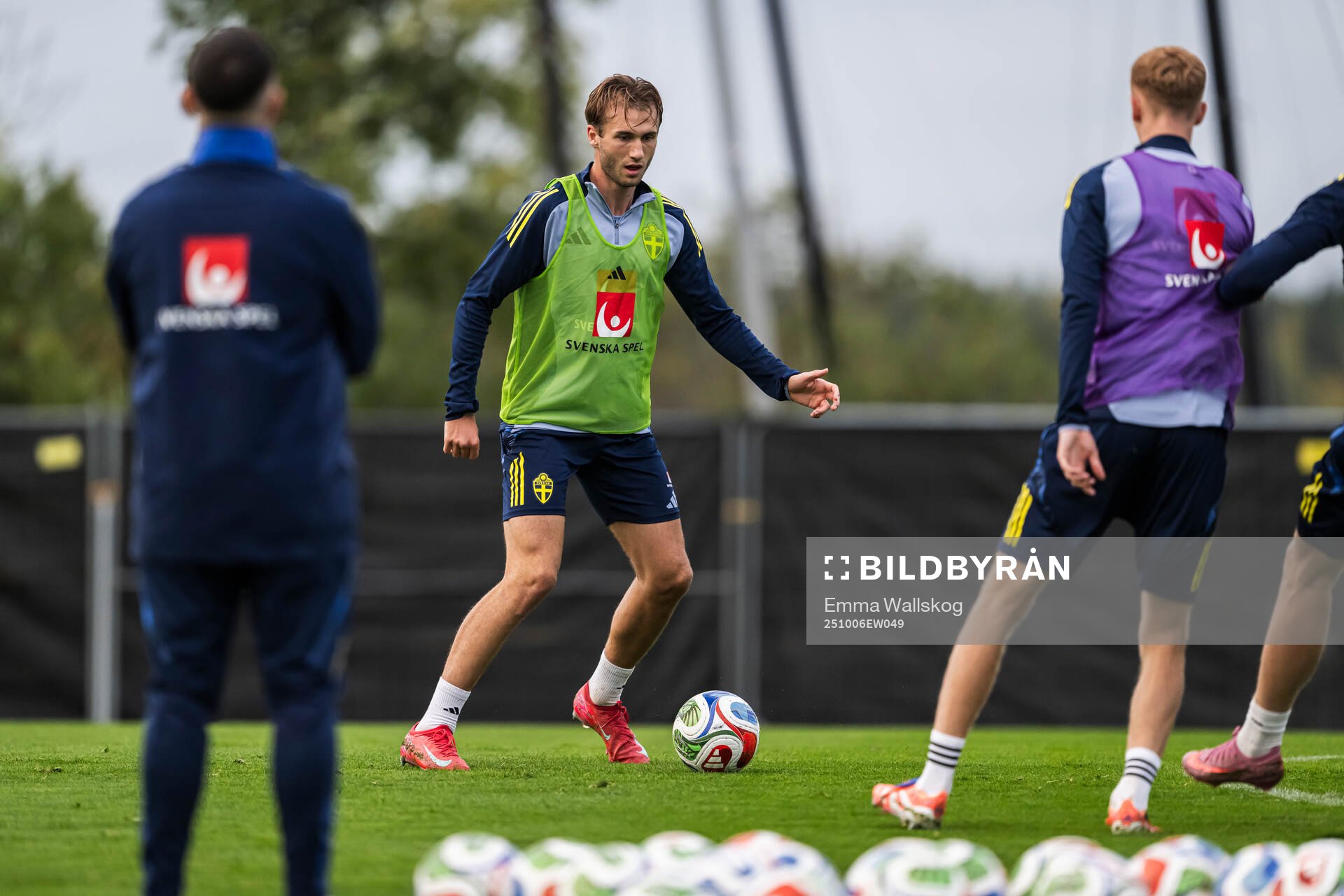 Benjamin Nygren of the Swedish national football team