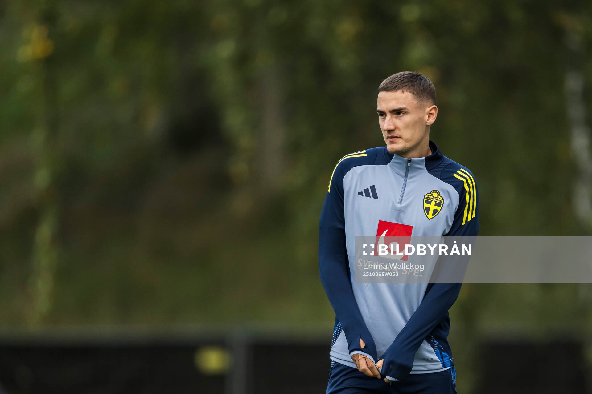 Gustaf Lagerbielke of the Swedish national football team