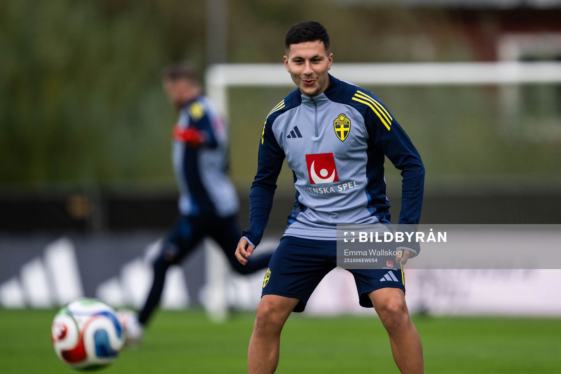 Roony Bardghji of the Swedish national football team