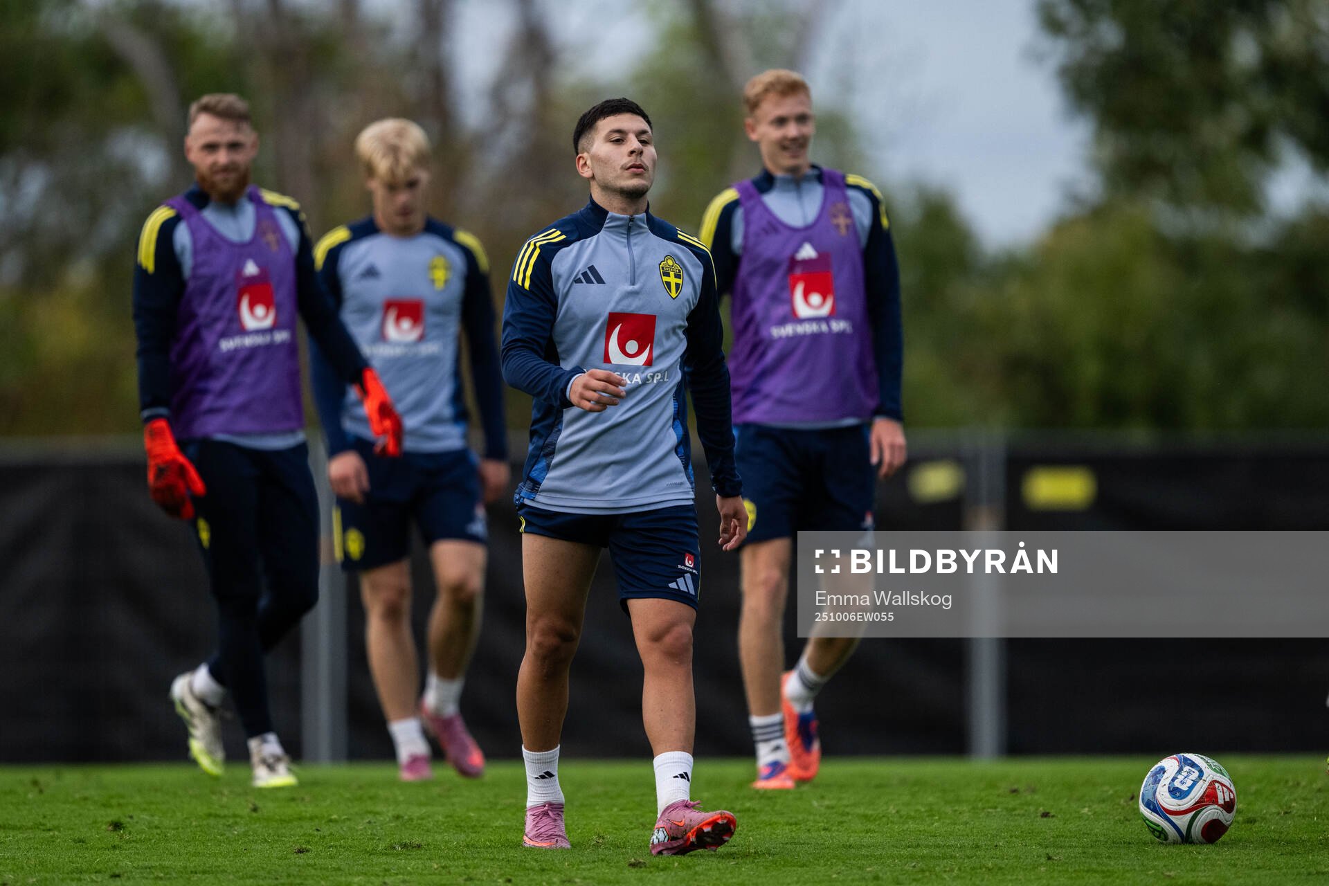 Roony Bardghji of the Swedish national football team