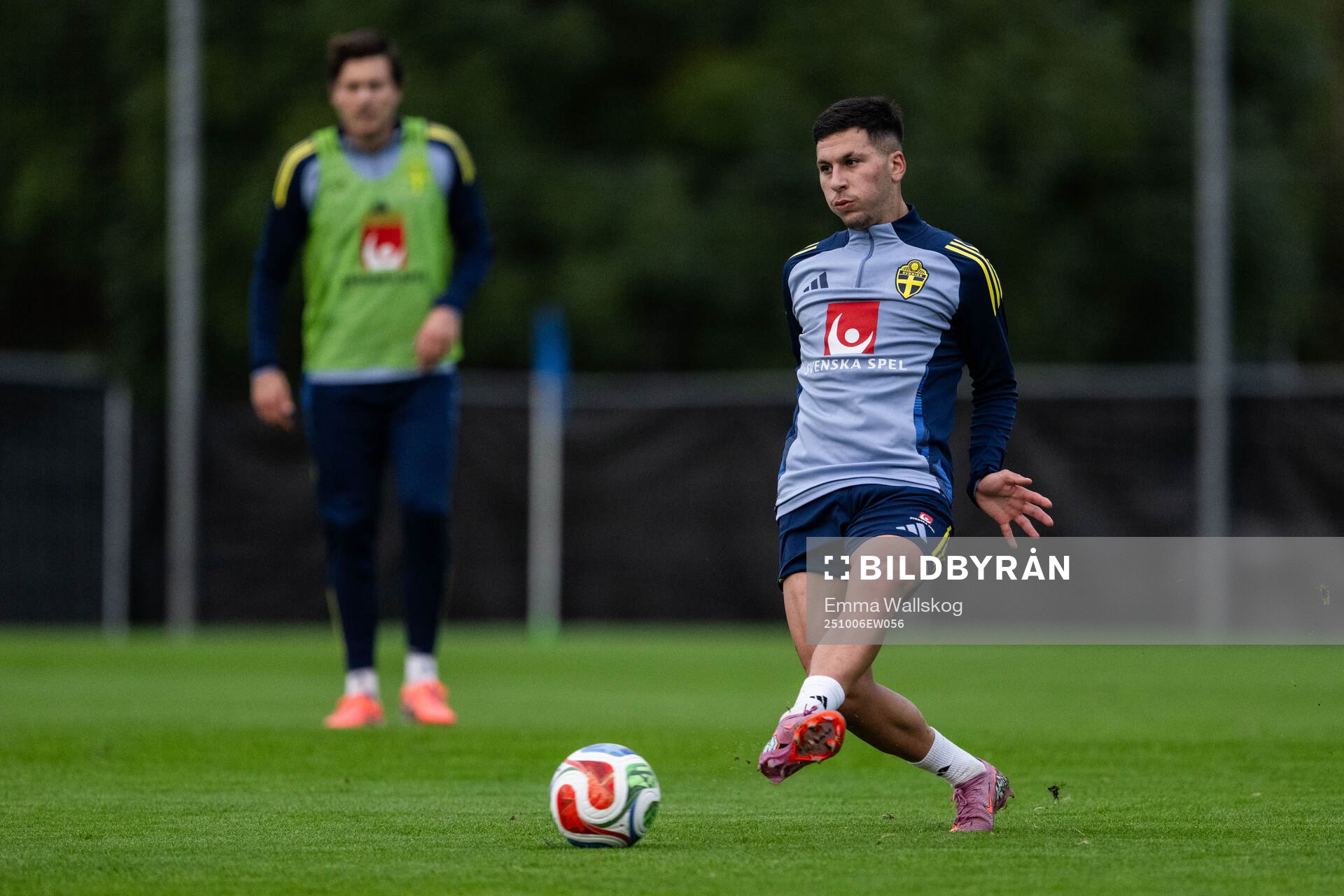 Roony Bardghji of the Swedish national football team