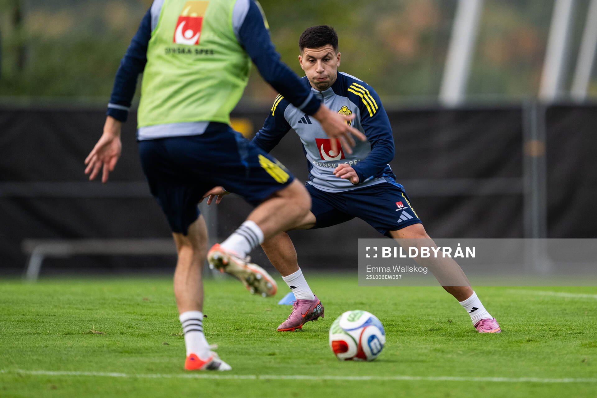 Roony Bardghji of the Swedish national football team