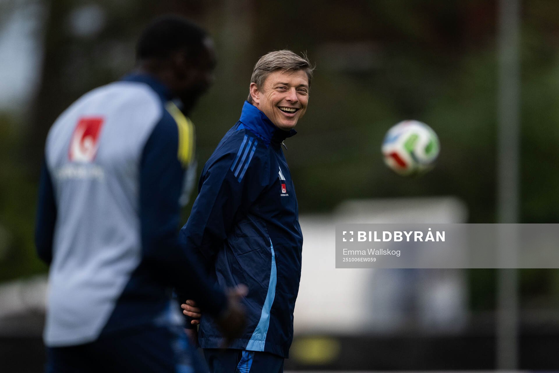 Head coach Jon Dahl Tomasson of the Swedish national
