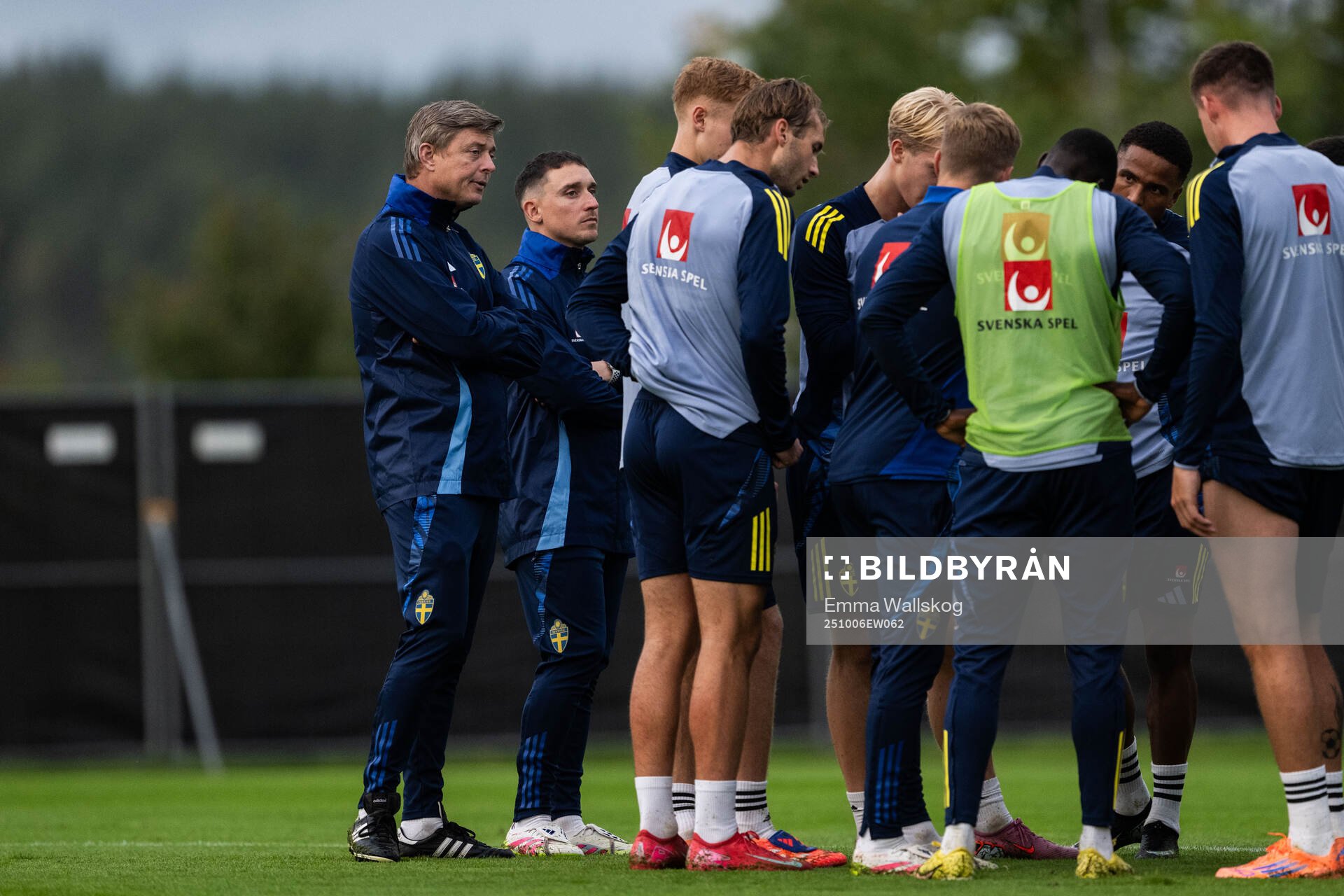 Head coach Jon Dahl Tomasson of the Swedish national