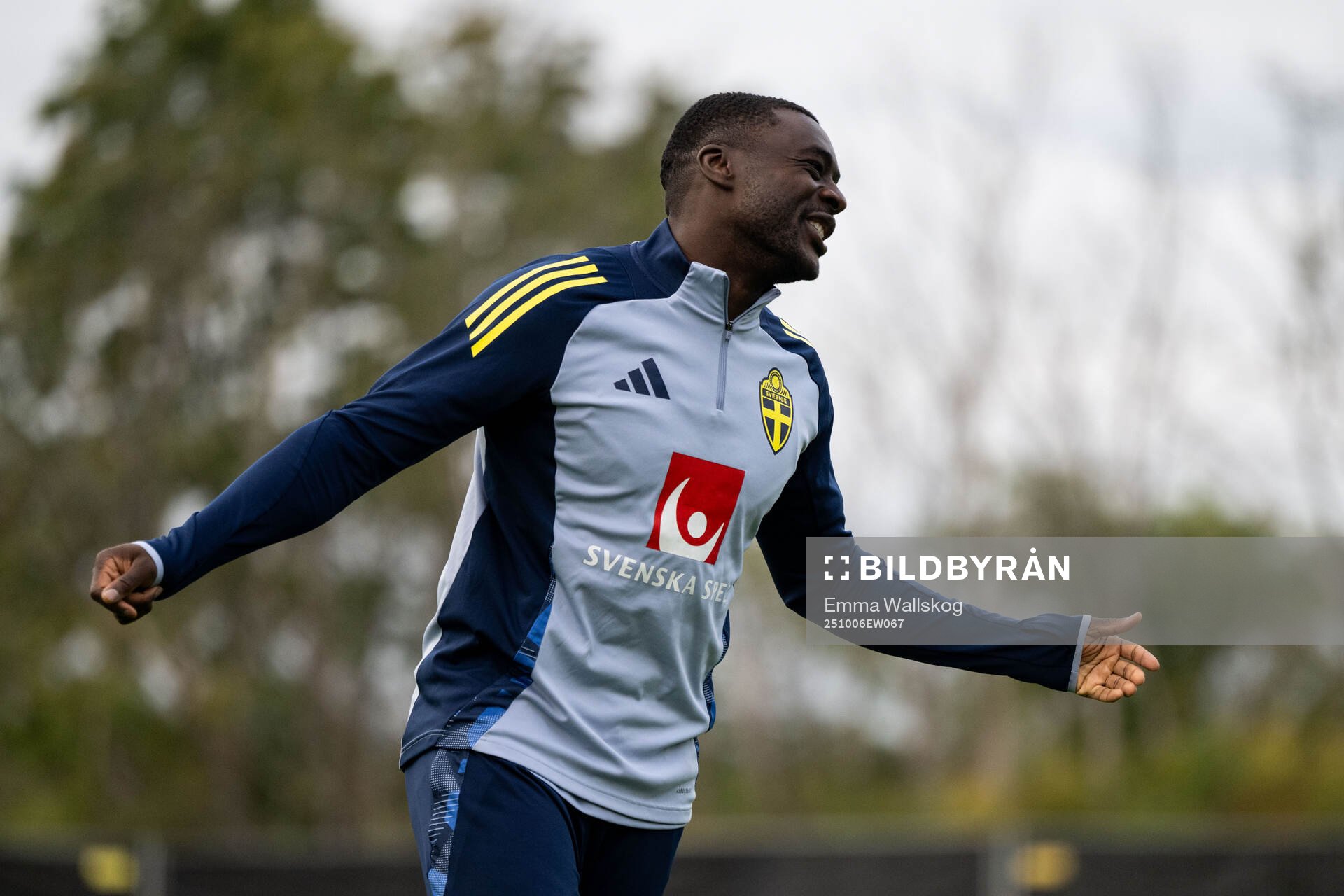 Ken Sema of the Swedish national football team