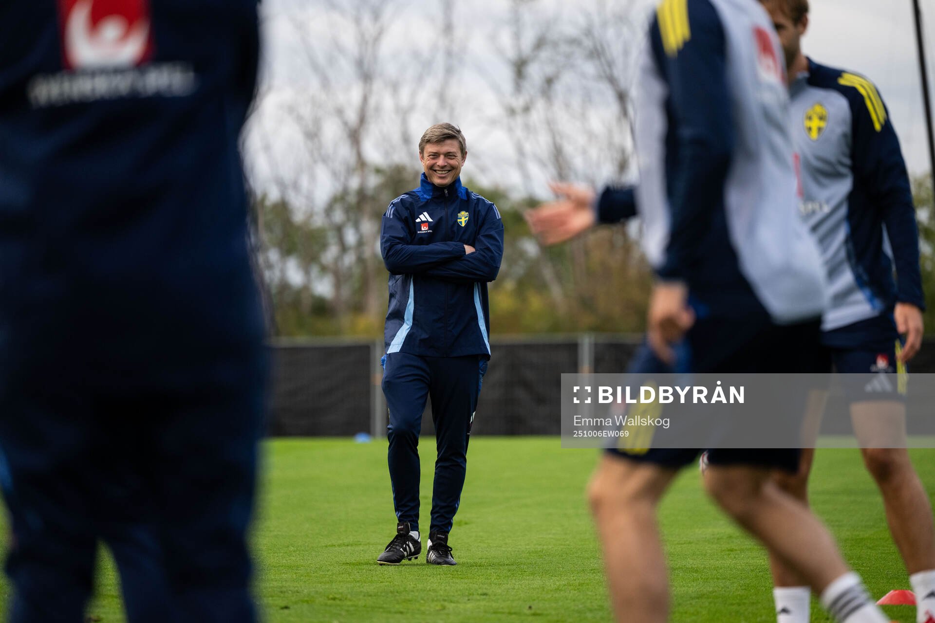Head coach Jon Dahl Tomasson of the Swedish national
