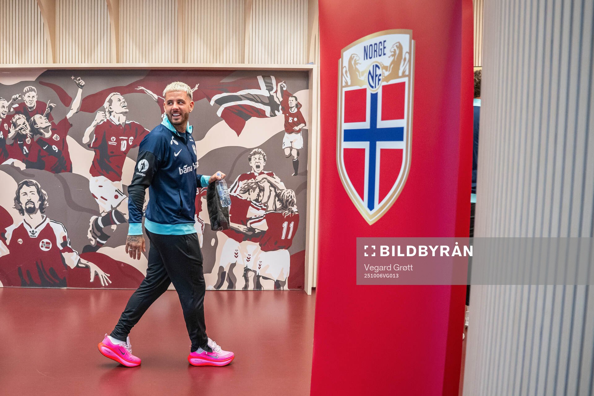 Aron Bizet Dønnum of the Norwegian national football team