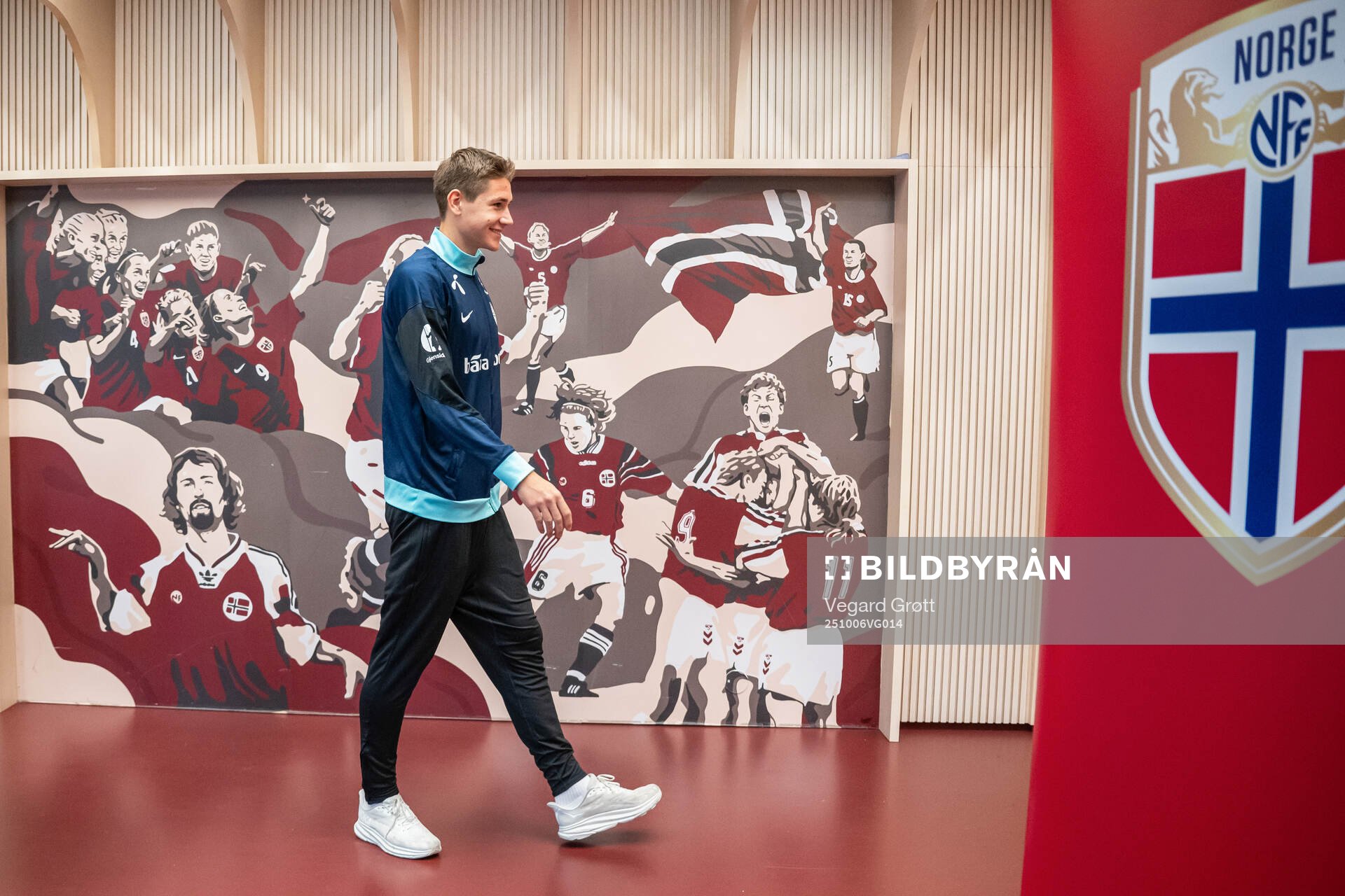 Eivind Helland of the Norwegian national football team