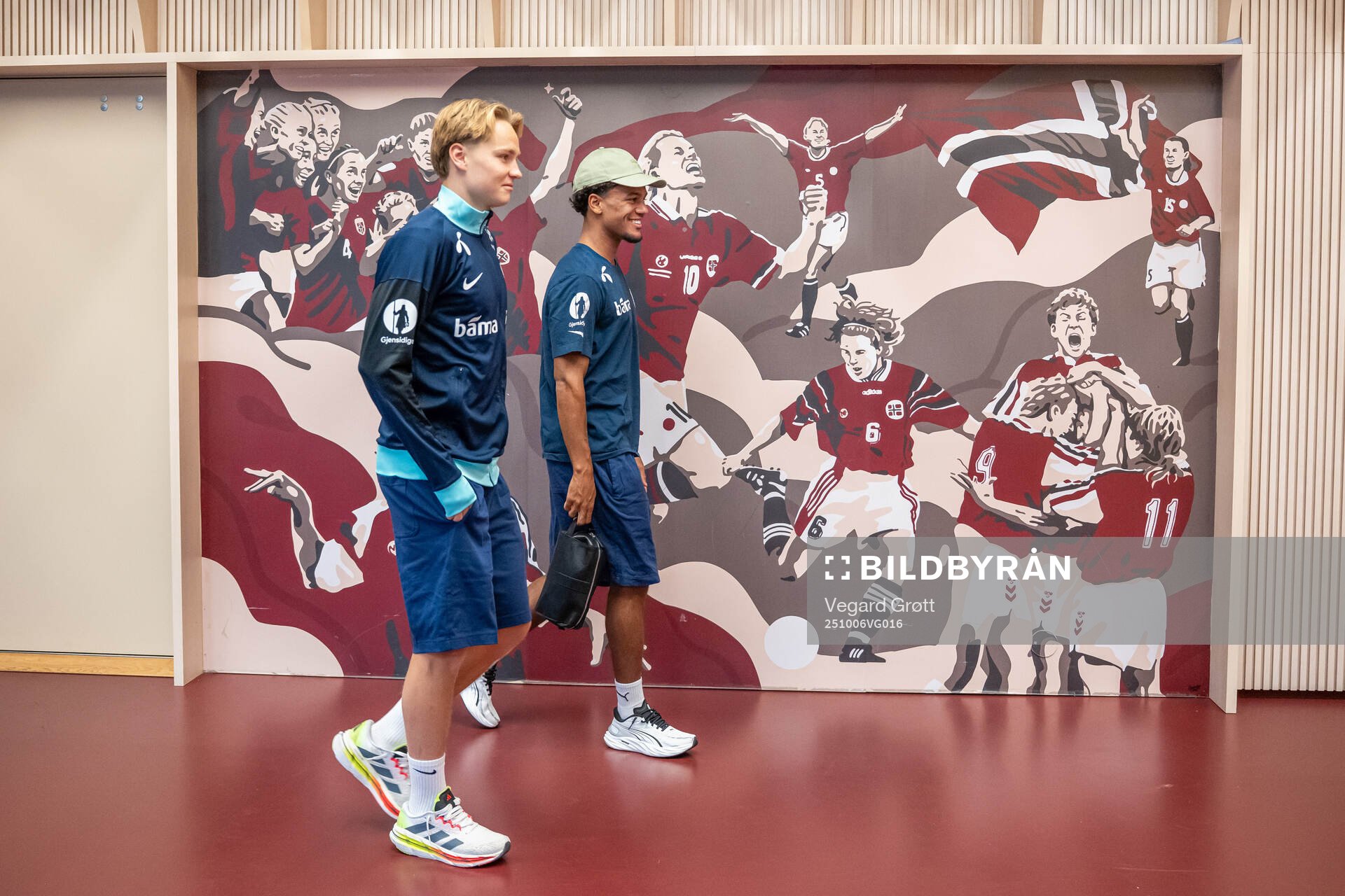 Andreas Schjelderup and Oscar Bobb of the Norwegian