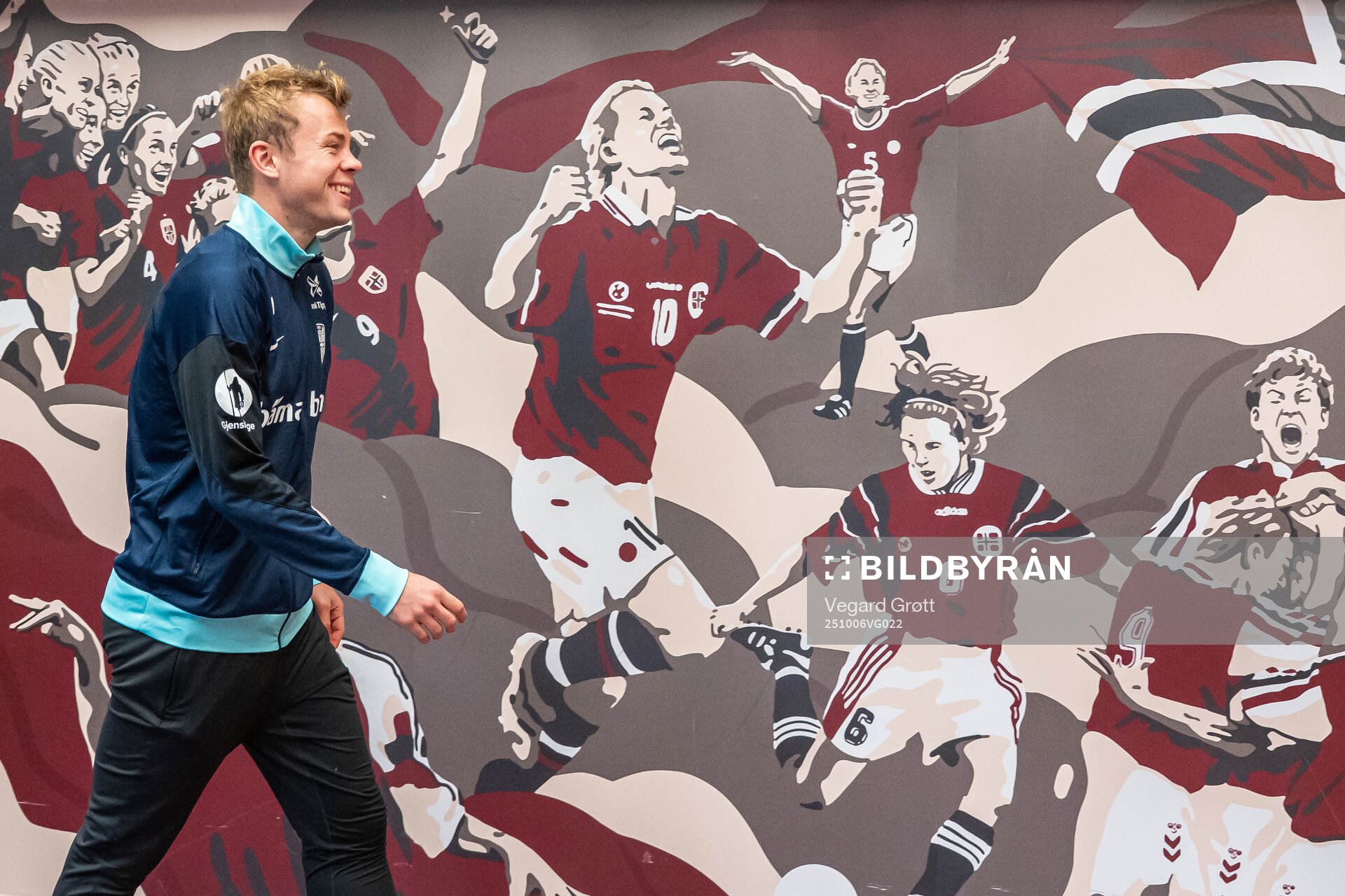 Aune Heggebø of the Norwegian national football team