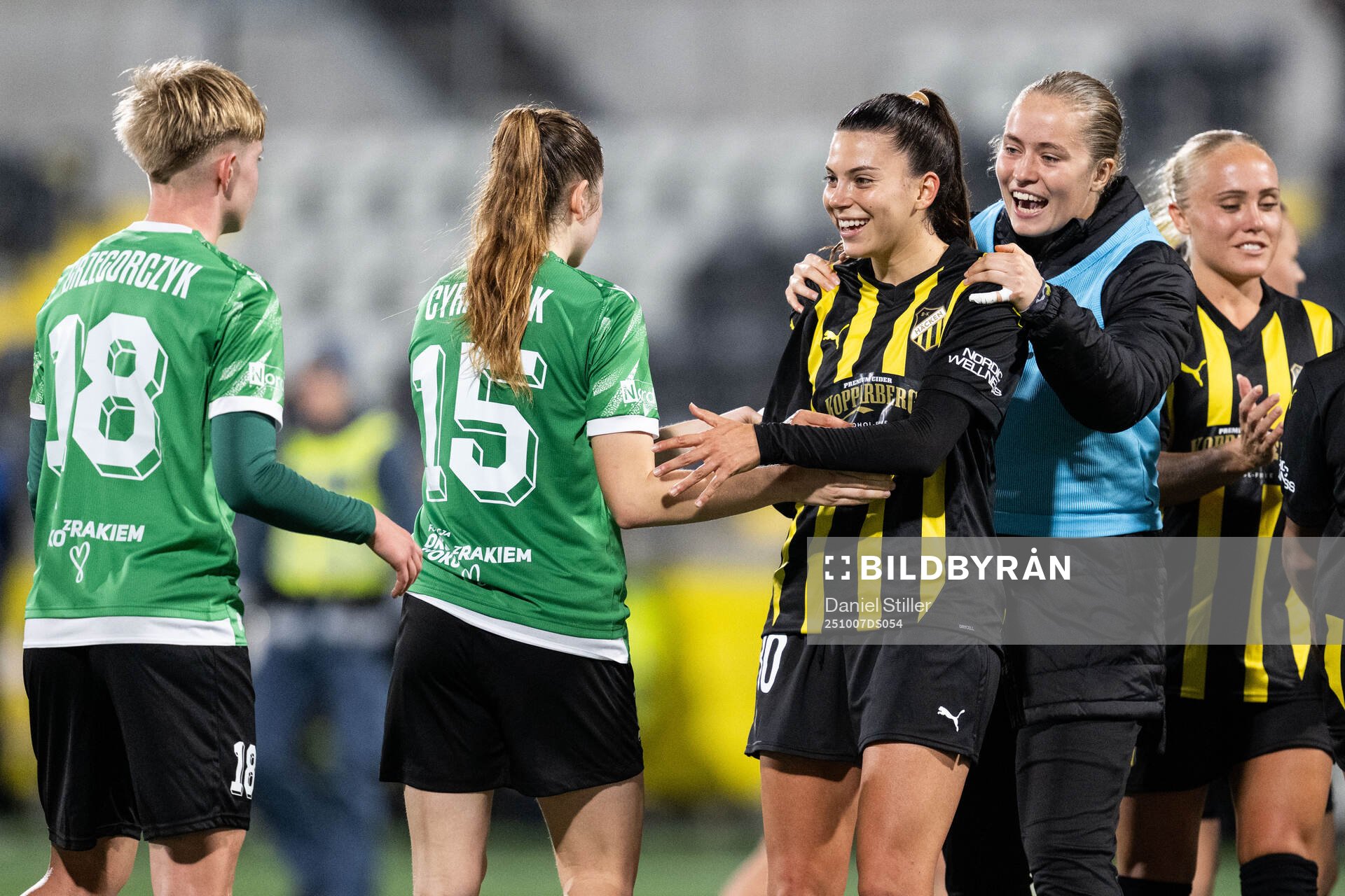 Helena Sampaio of Häcken celebrates