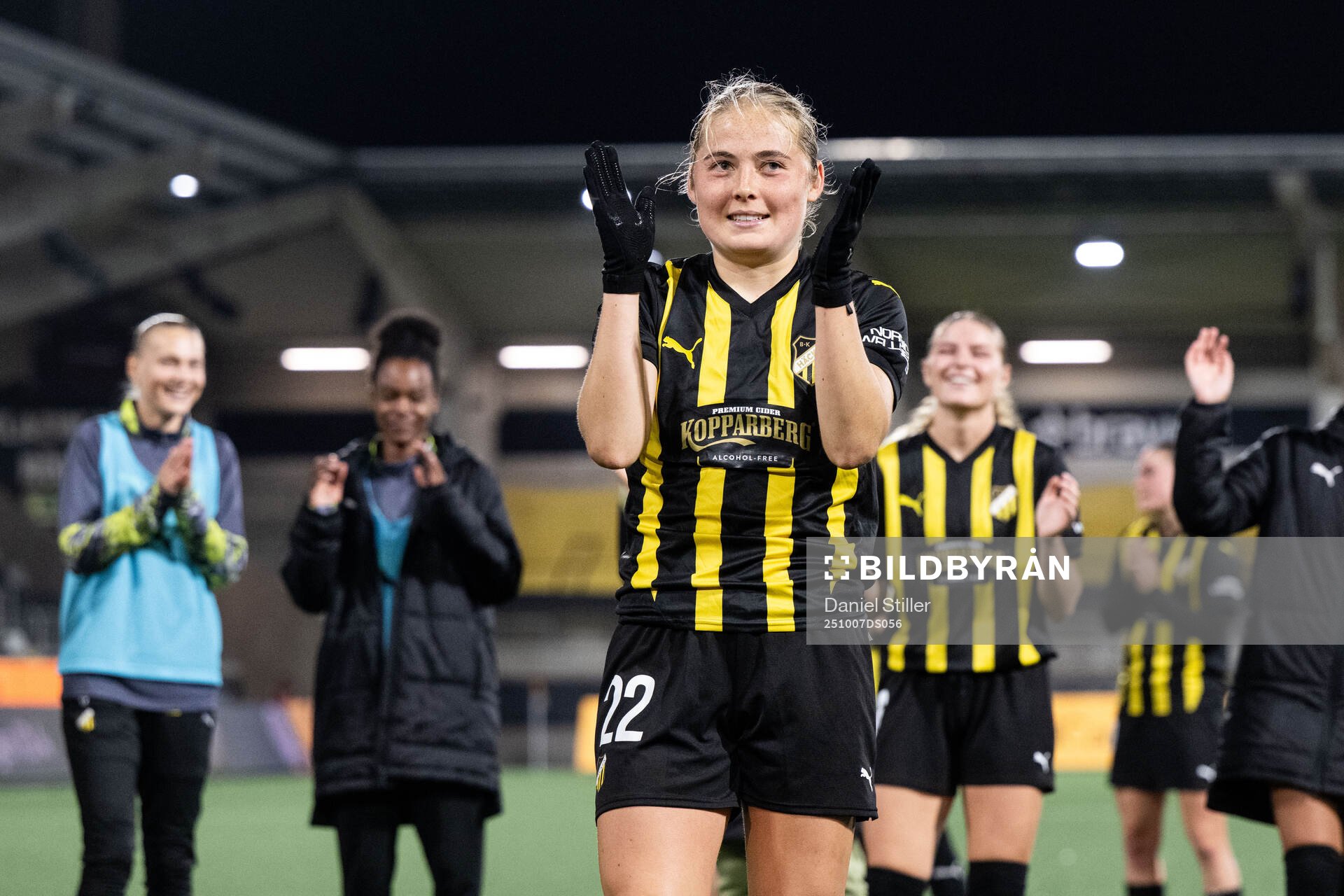 Paulina Nyström of Häcken celebrates