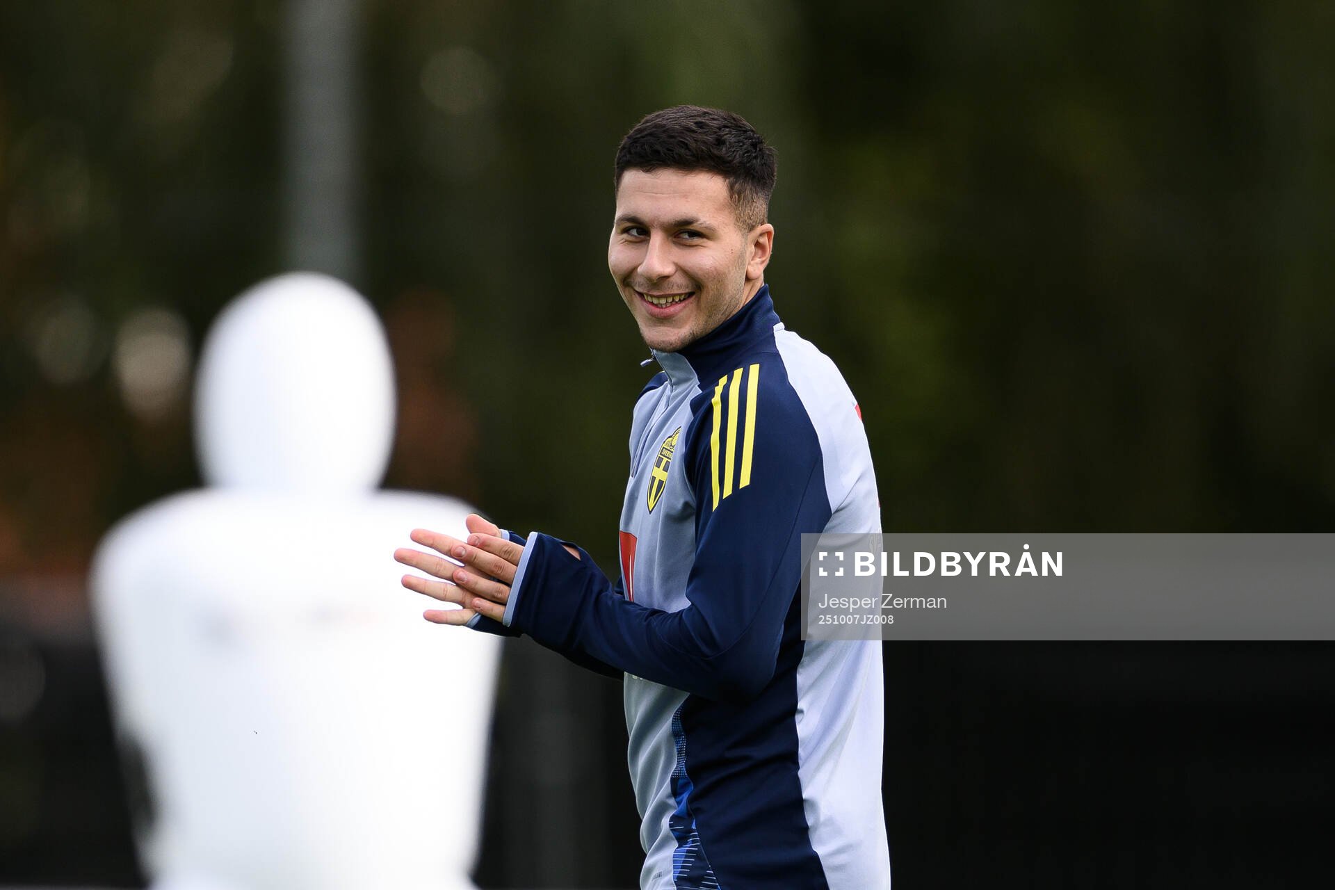 Roony Bardghji of the Swedish men's national football team