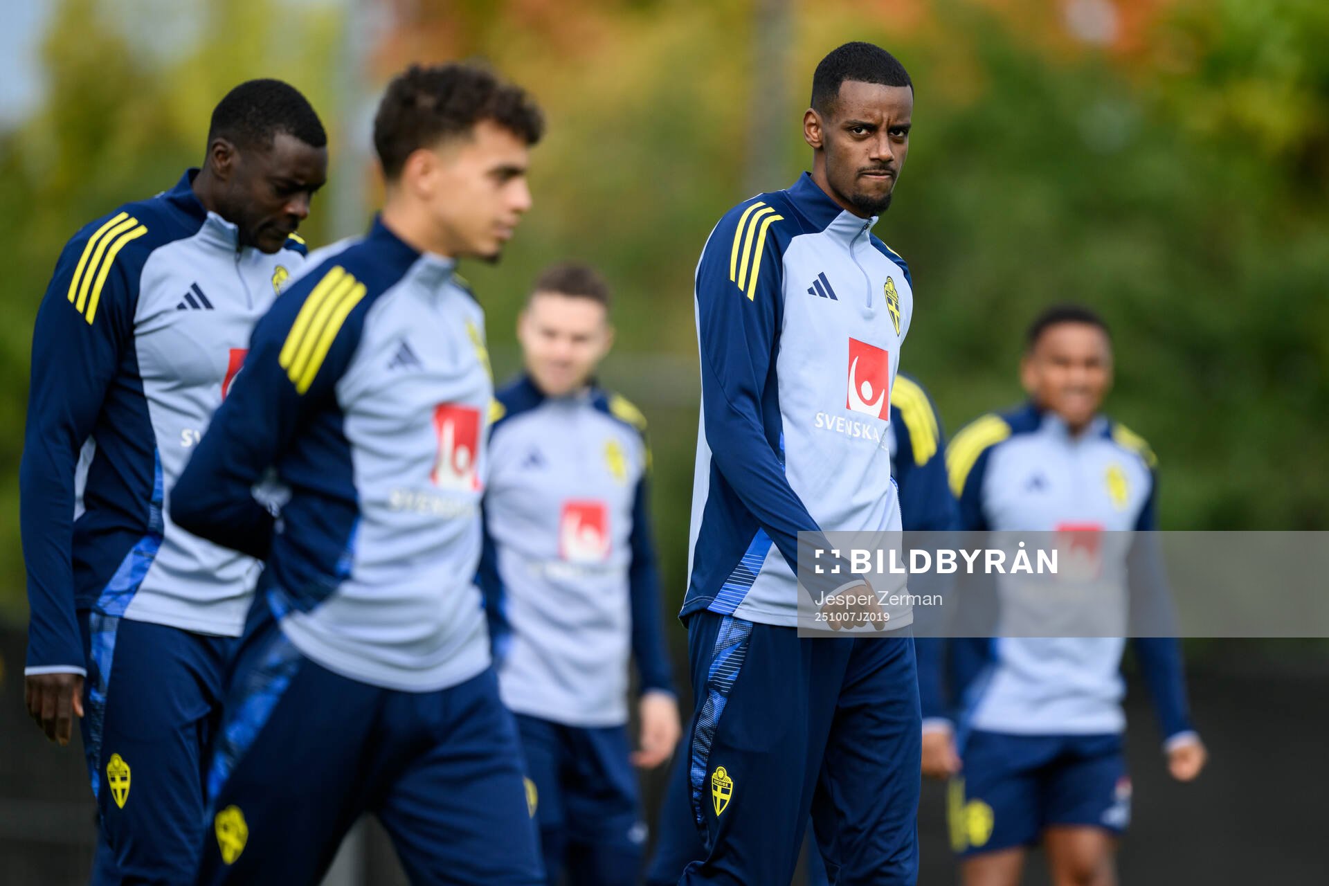 Alexander Isak of the Swedish men's national football team