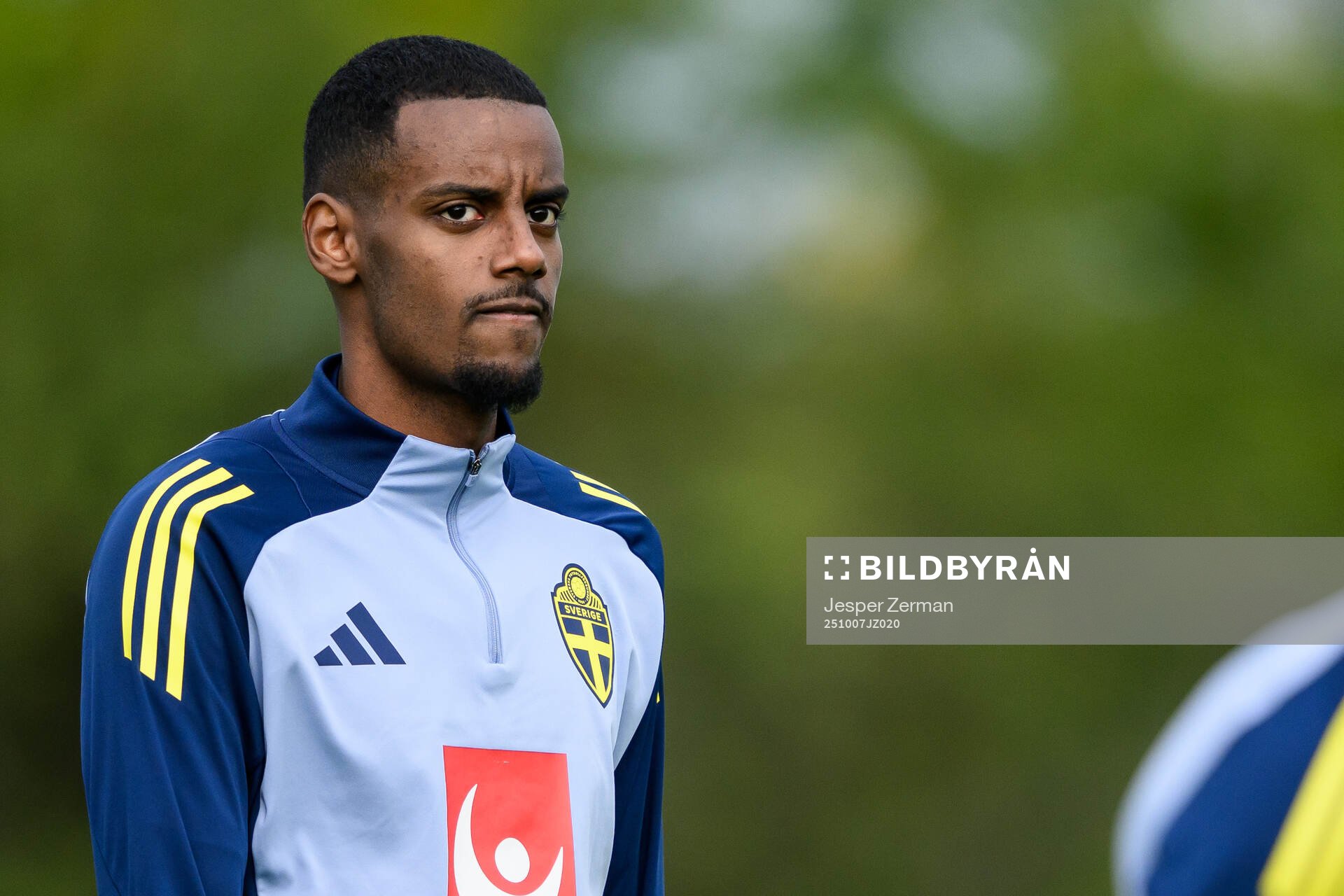 Alexander Isak of the Swedish men's national football team