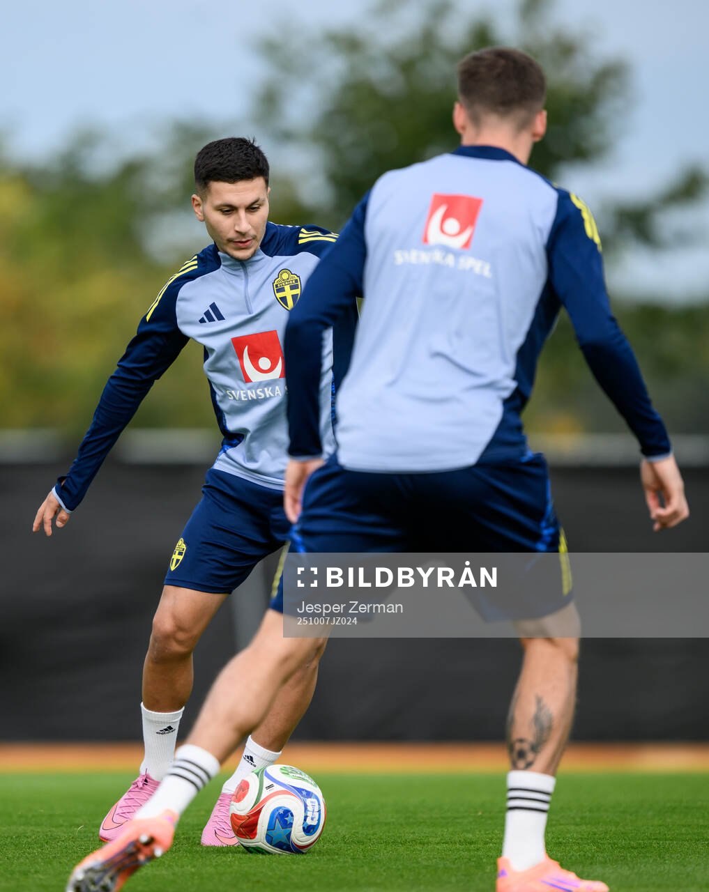 Roony Bardghji of the Swedish men's national football team