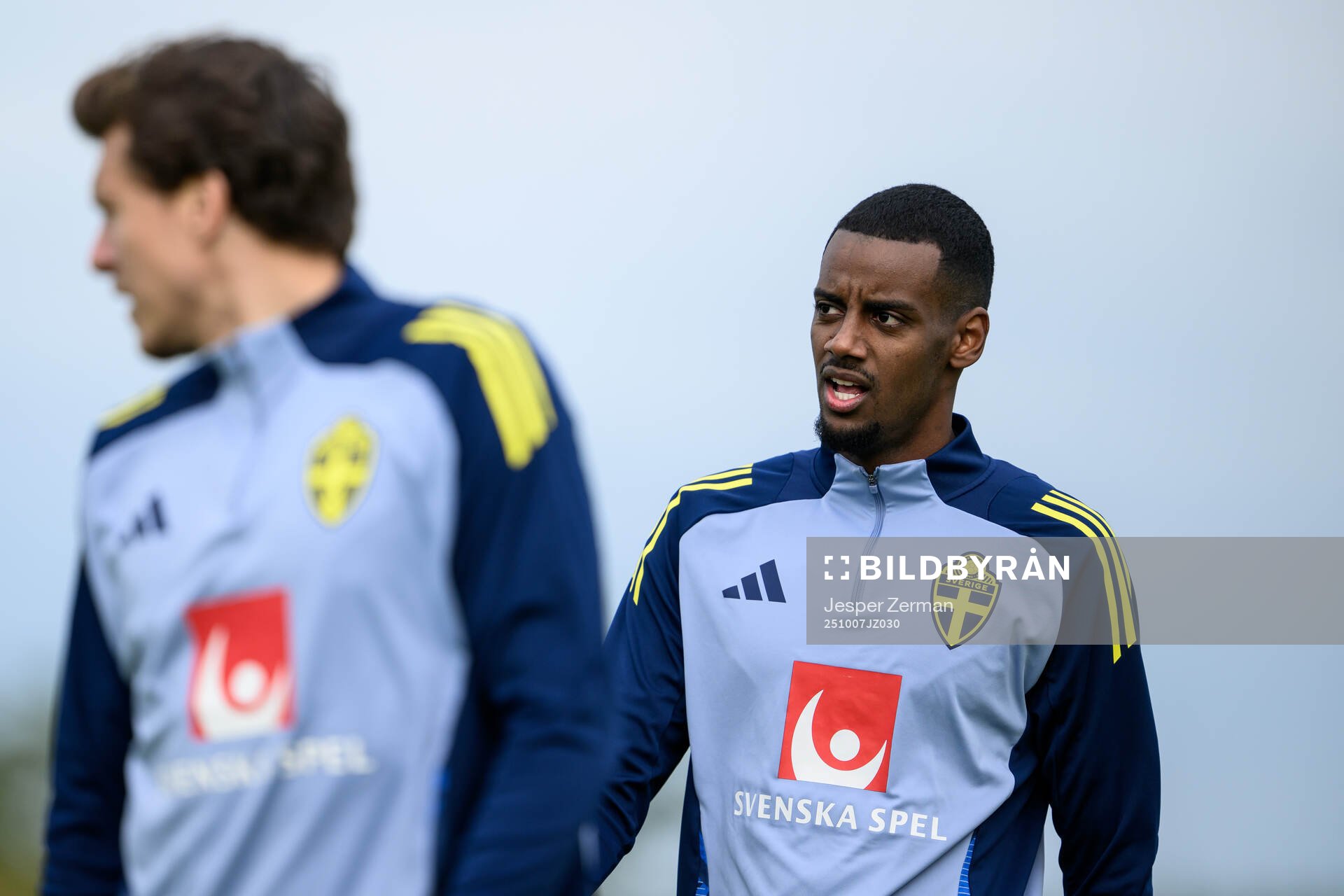 Alexander Isak of the Swedish men's national football team