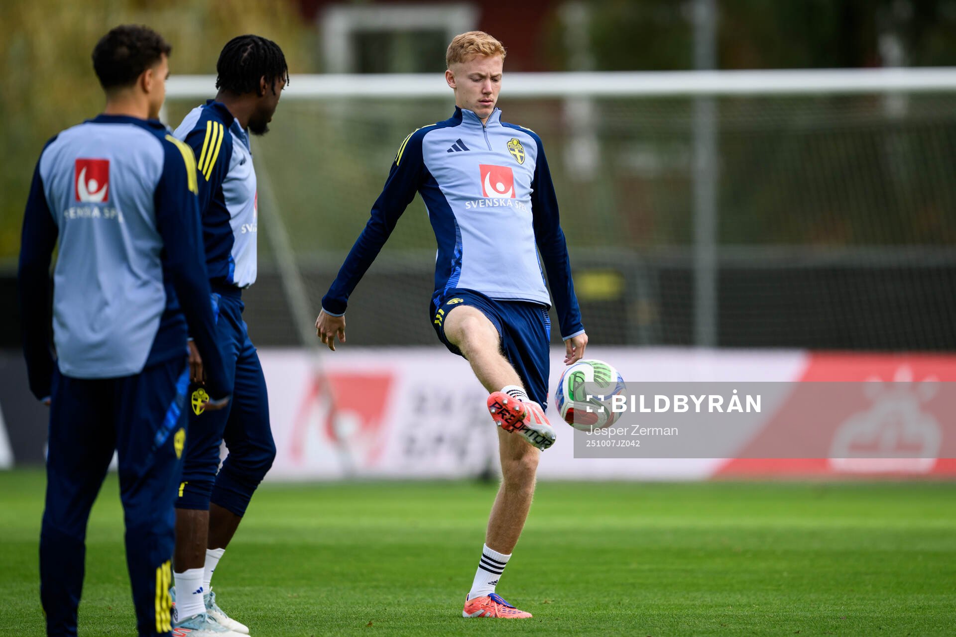Hugo Larsson of the Swedish men's national football team